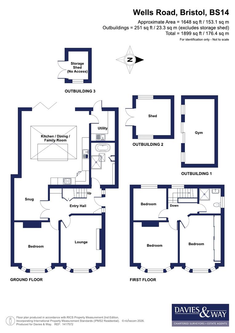 643, Wells Road, Bristol floorplan