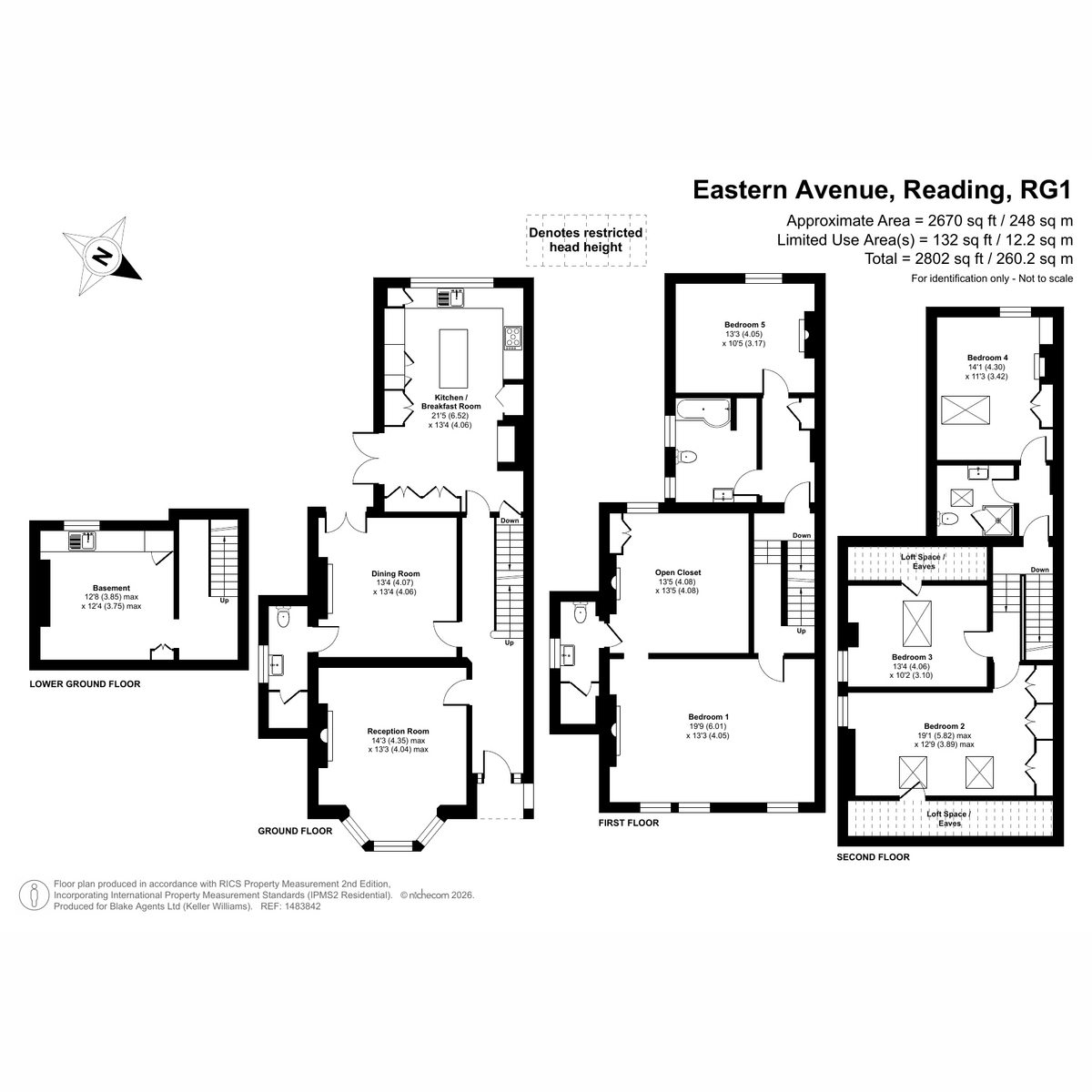 46, Eastern Avenue, Reading floorplan