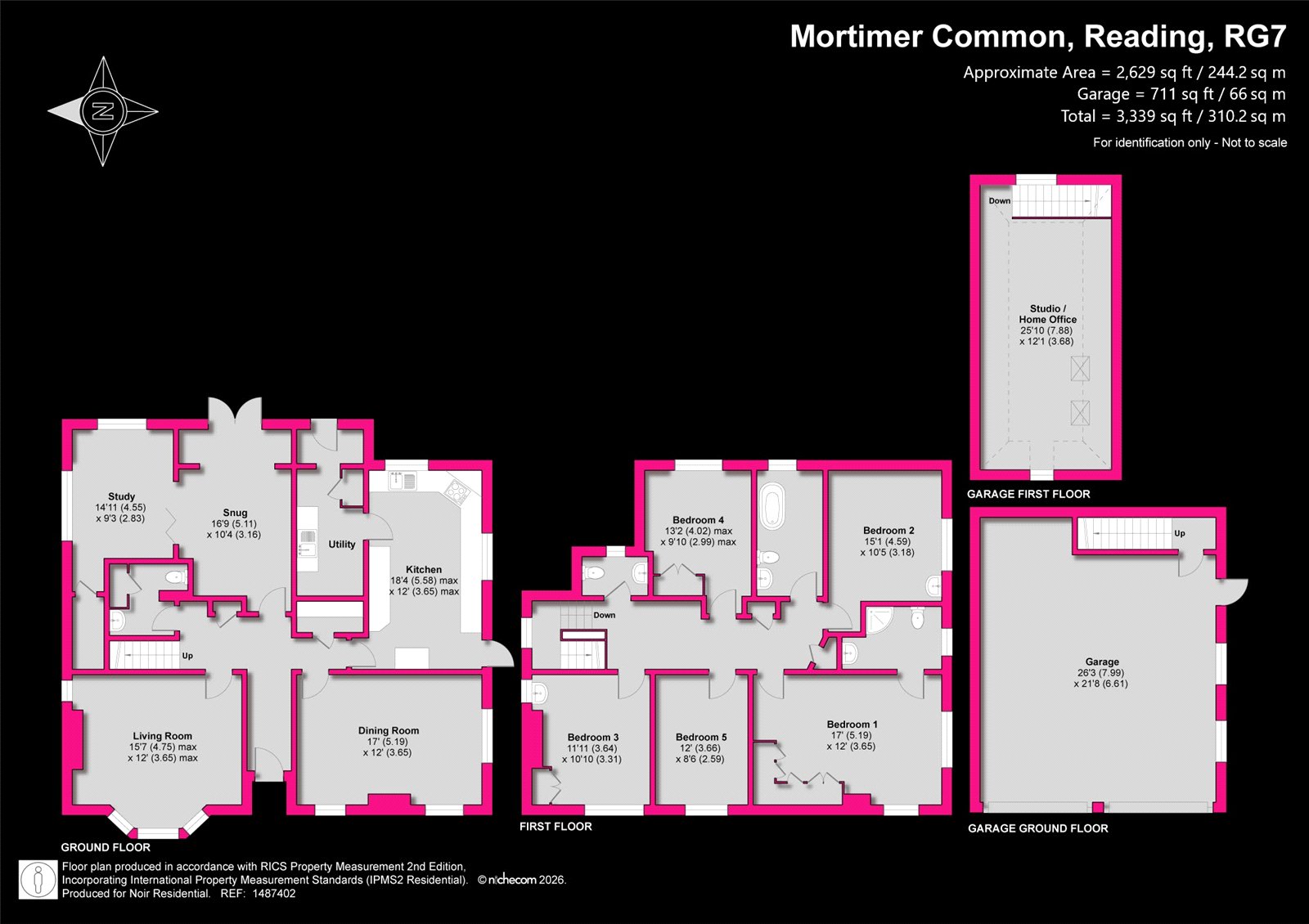 82 The Avenue,, Birchwood, Reading floorplan