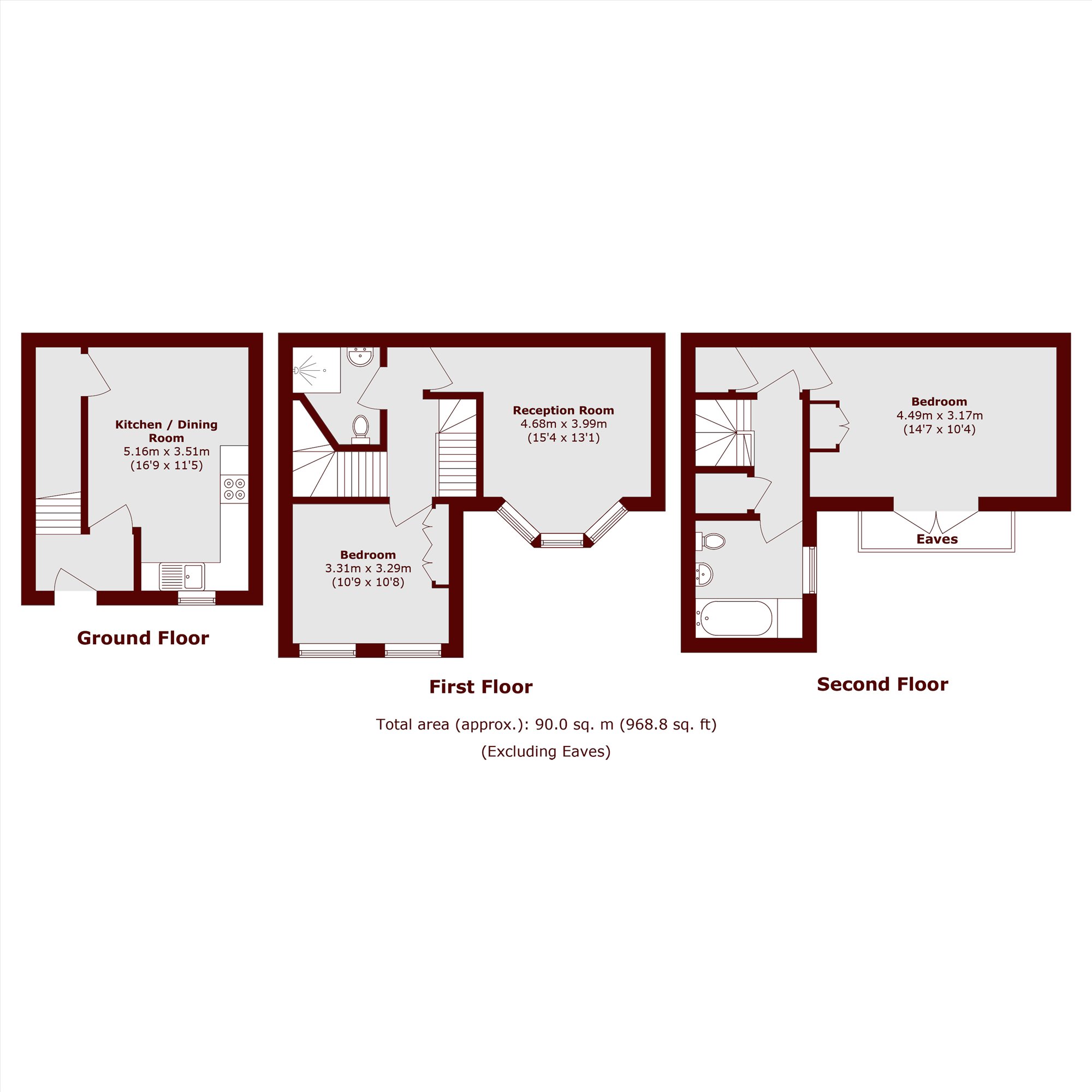 1A, Gordondale Road, London floorplan