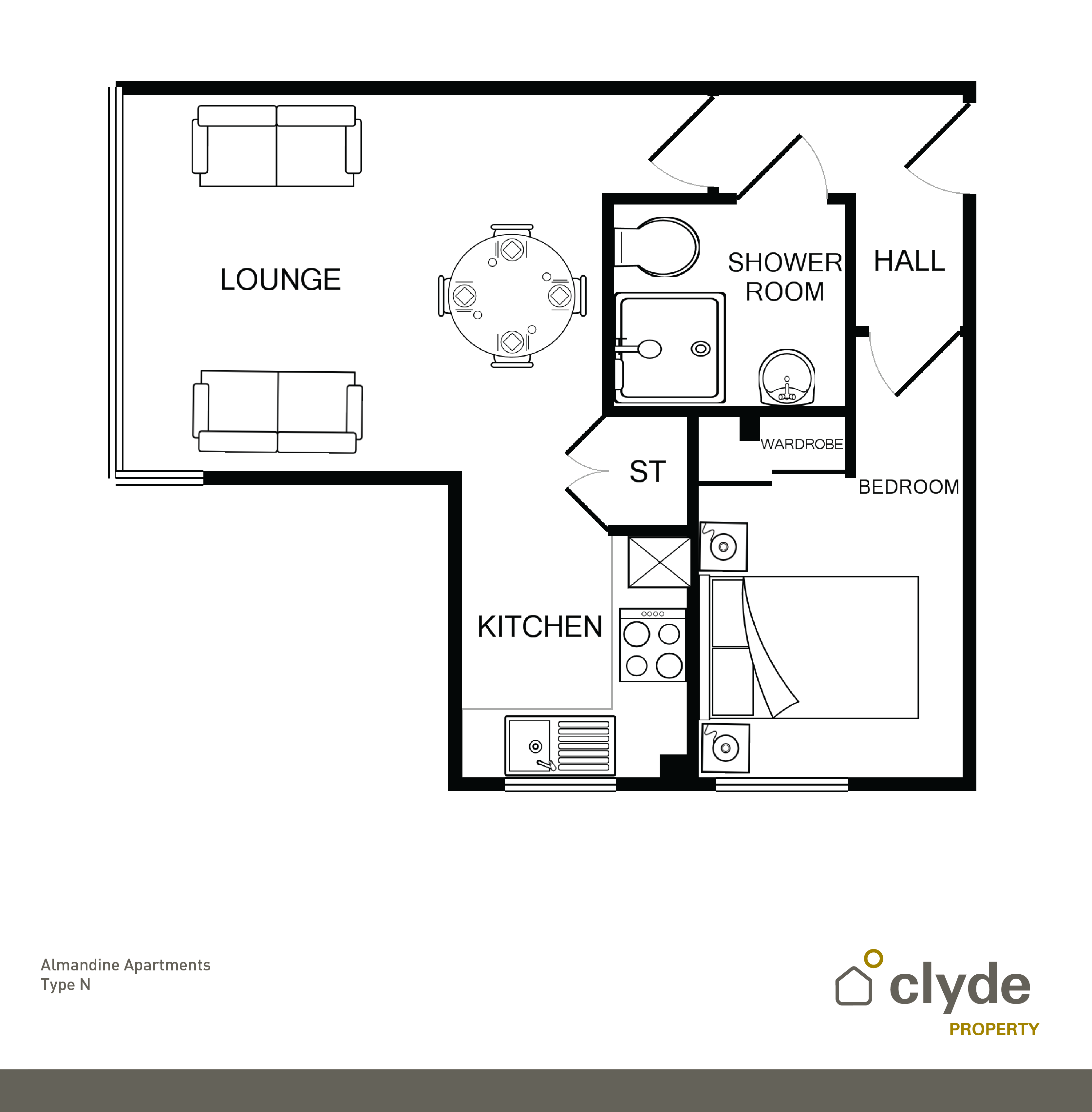1 Bedrooms Flat for sale in Buccleuch Street Development, Plot 17, Garnethill, Glasgow G3