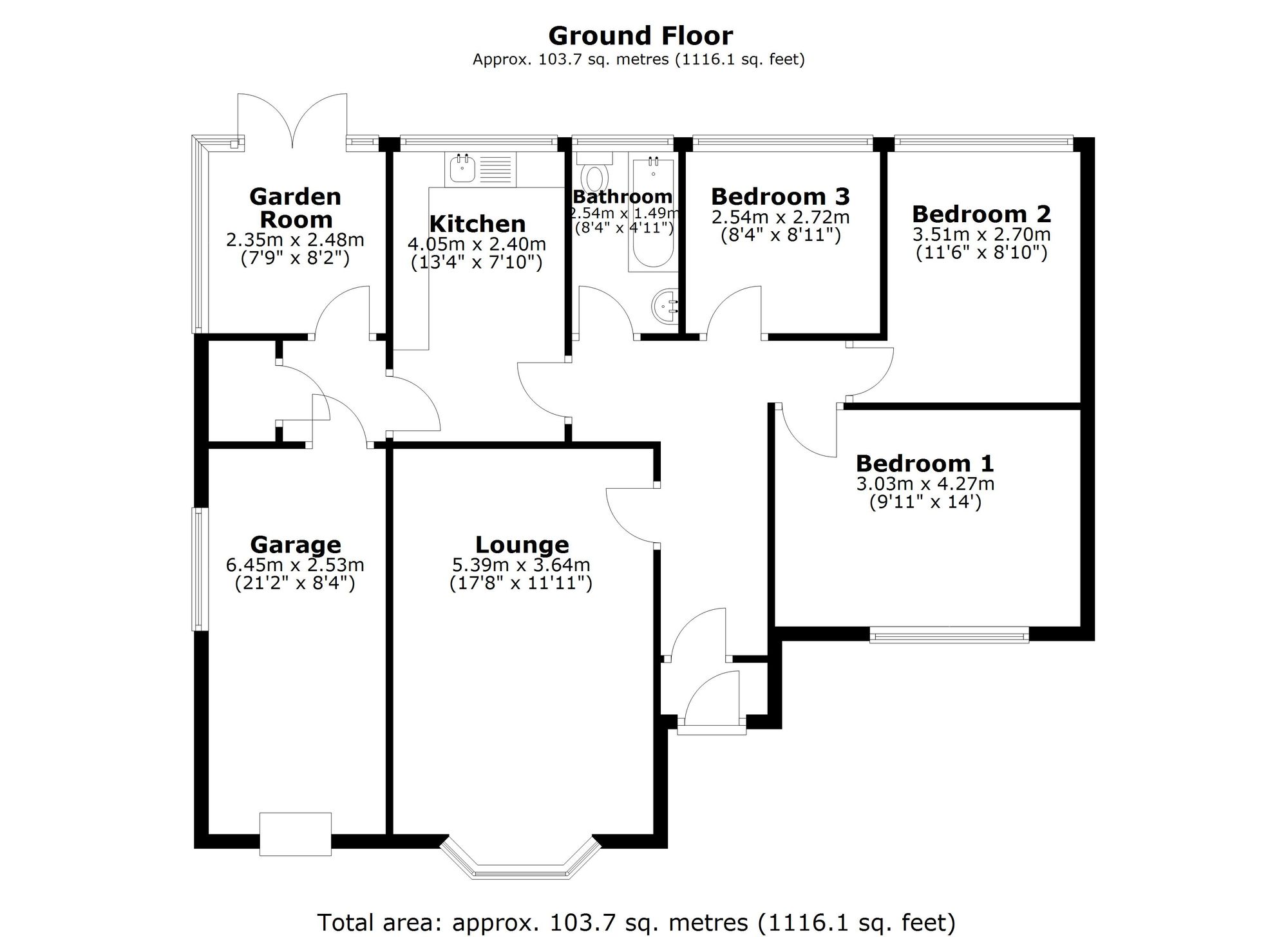 4 St. Helens Road, Retford floorplan