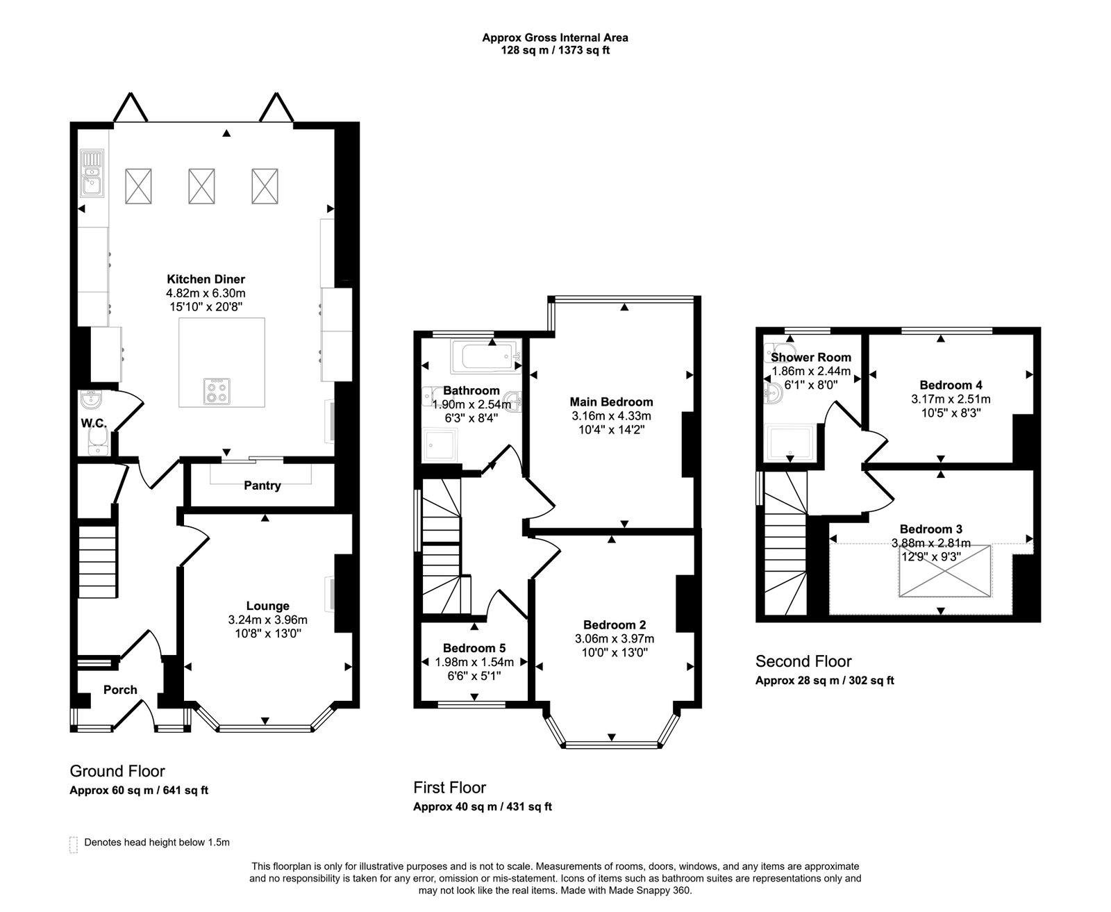 14, Farren Road, Birmingham floorplan