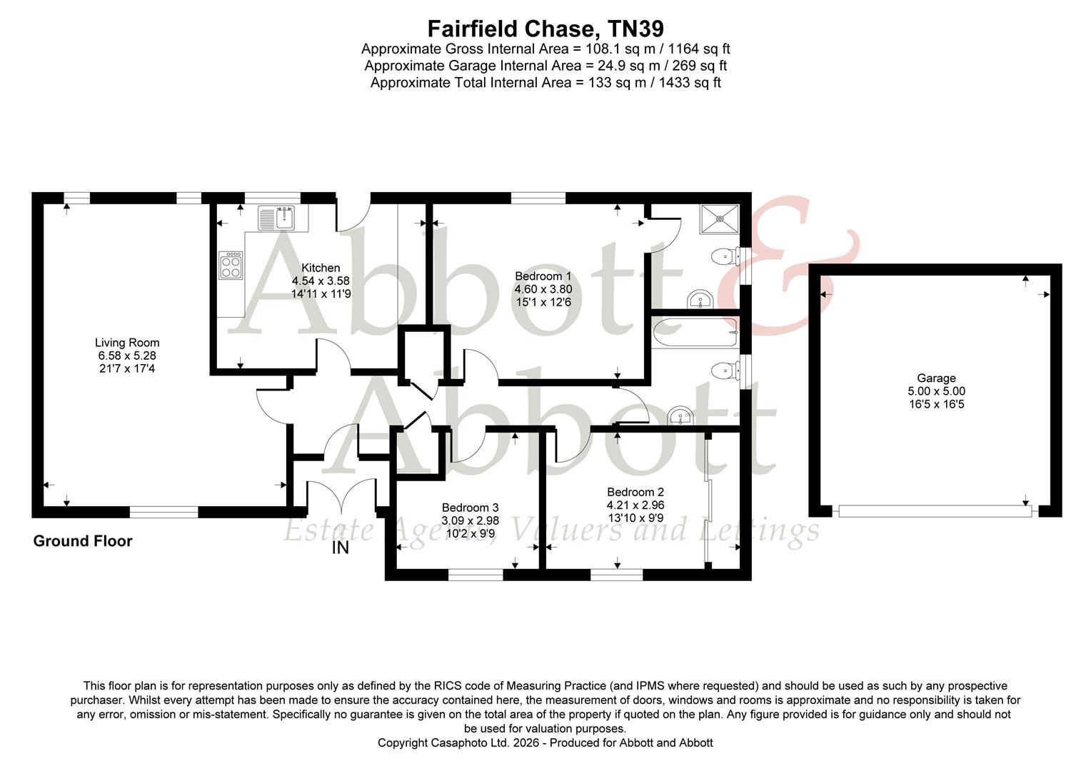 12, Fairfield Chase, Bexhill-On-Sea floorplan