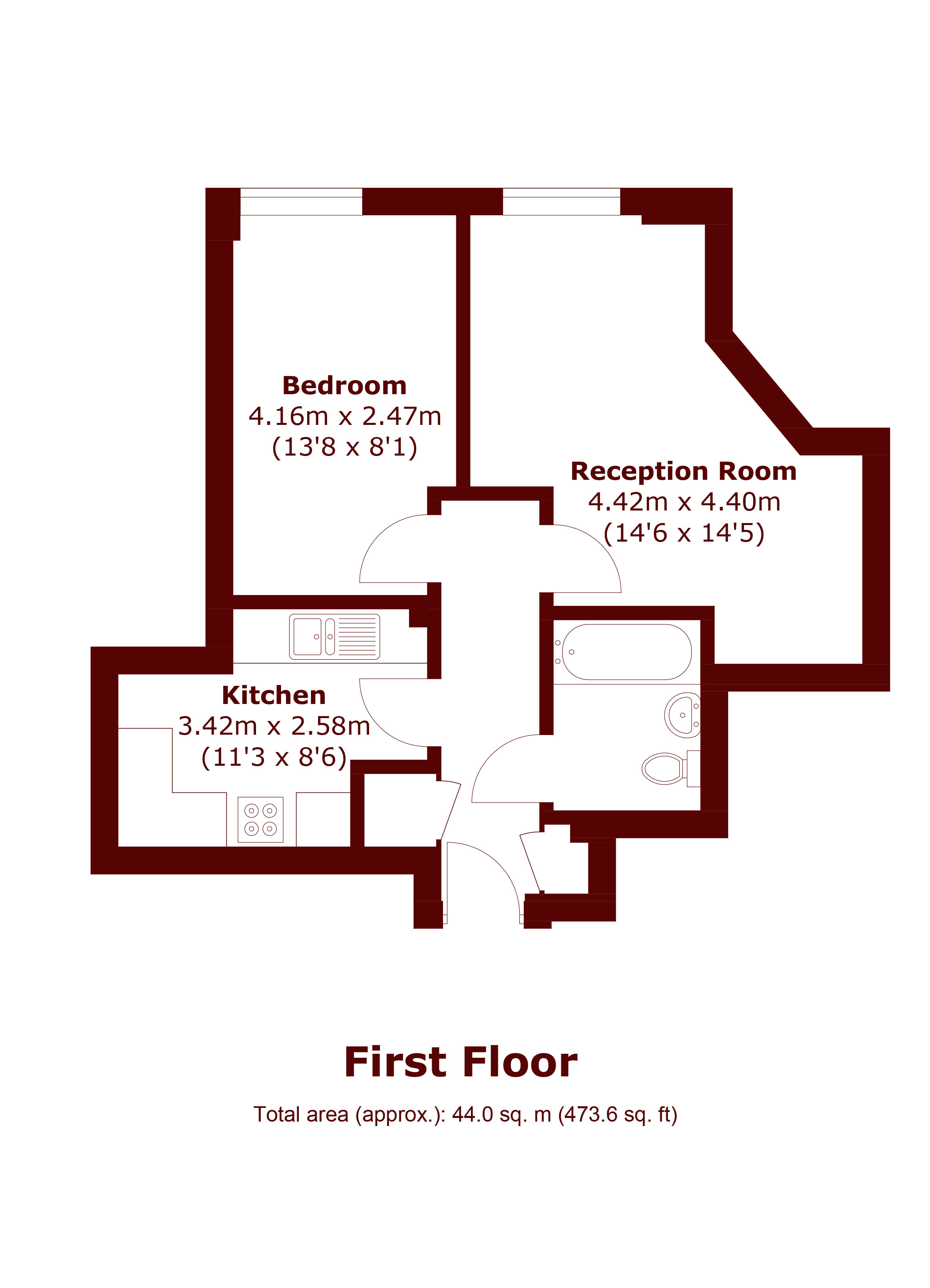 Flat 276, Atwood House, London floorplan