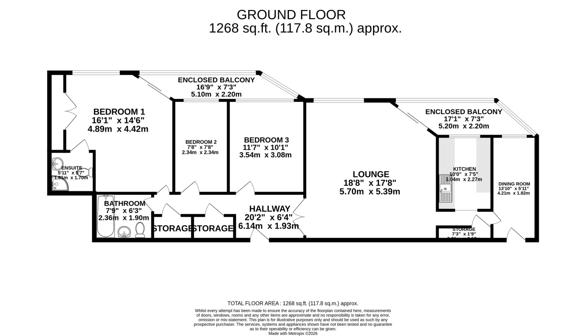 Apt. 504/505 Kings Court,, Ramsey floorplan