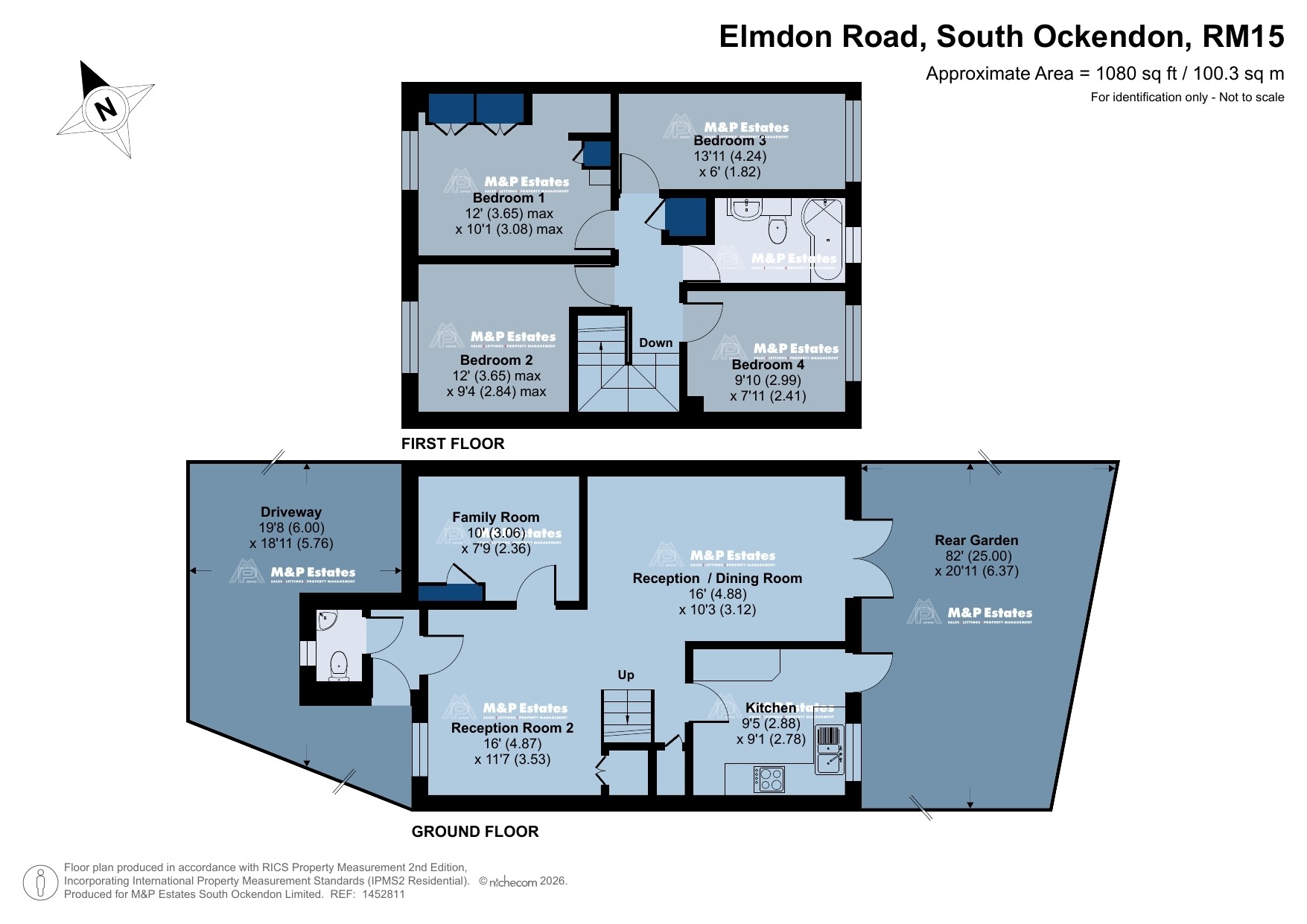 35 Elmdon Road, South Ockendon, Essex floorplan