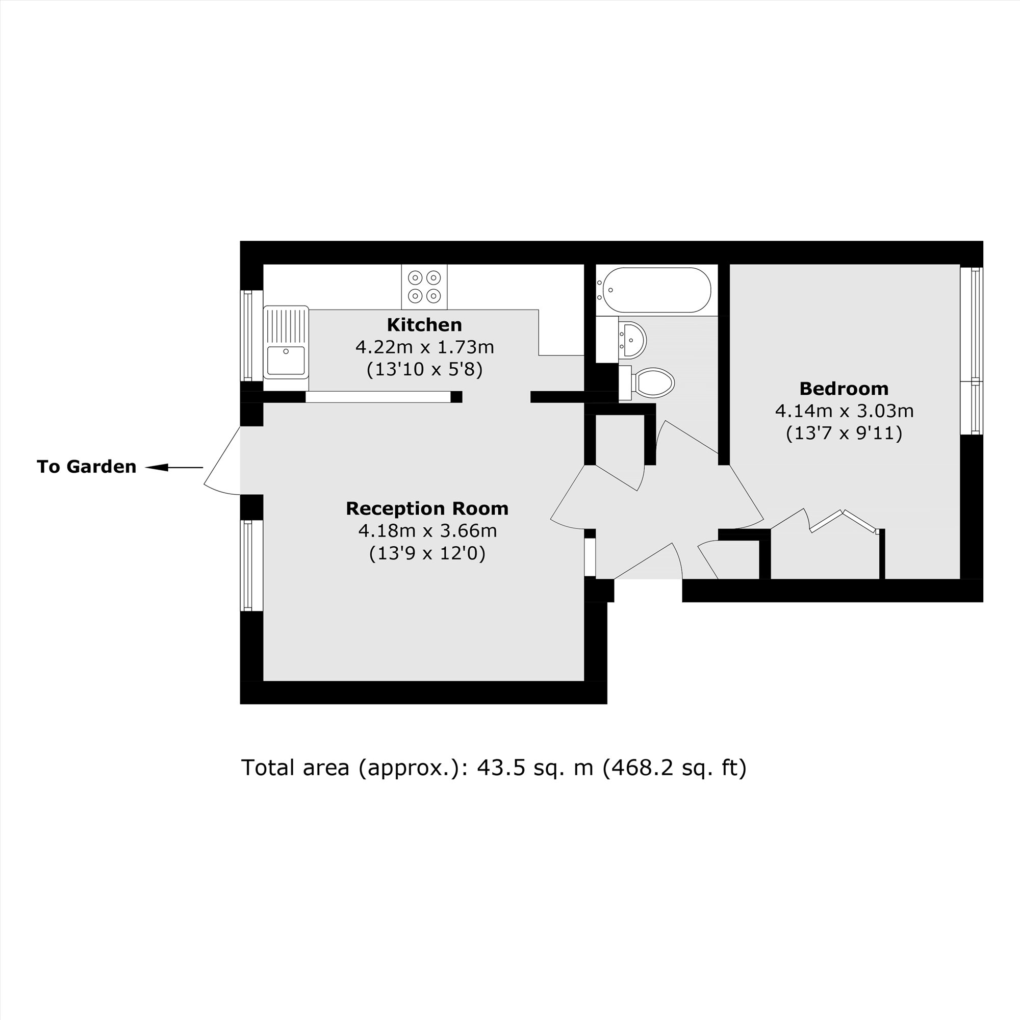 244, Harrowdene Gardens, Teddington floorplan