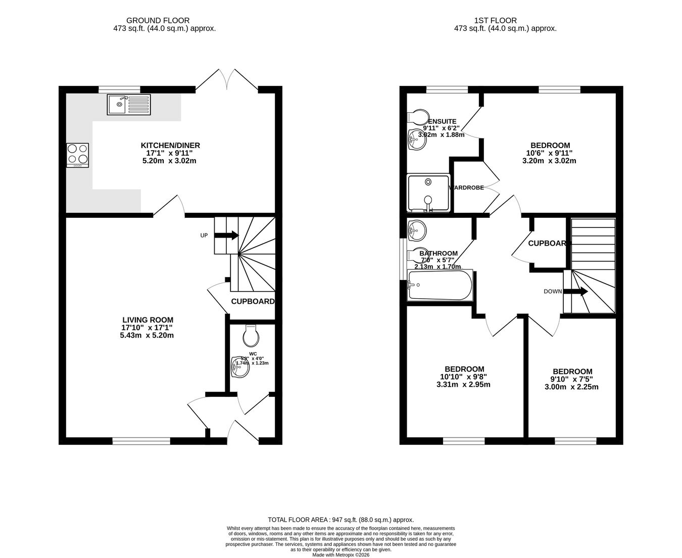 3, Hoggan Park, Brecon floorplan