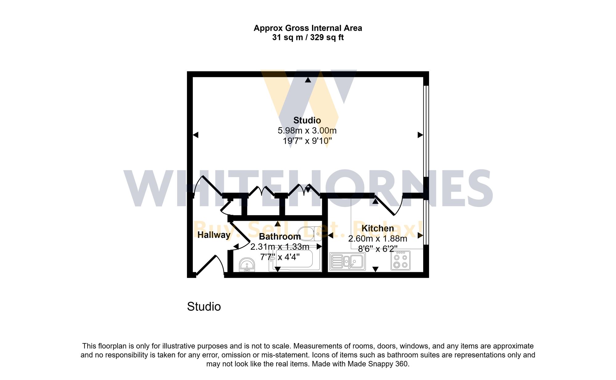Flat 29, Hallam Chase, Sheffield floorplan