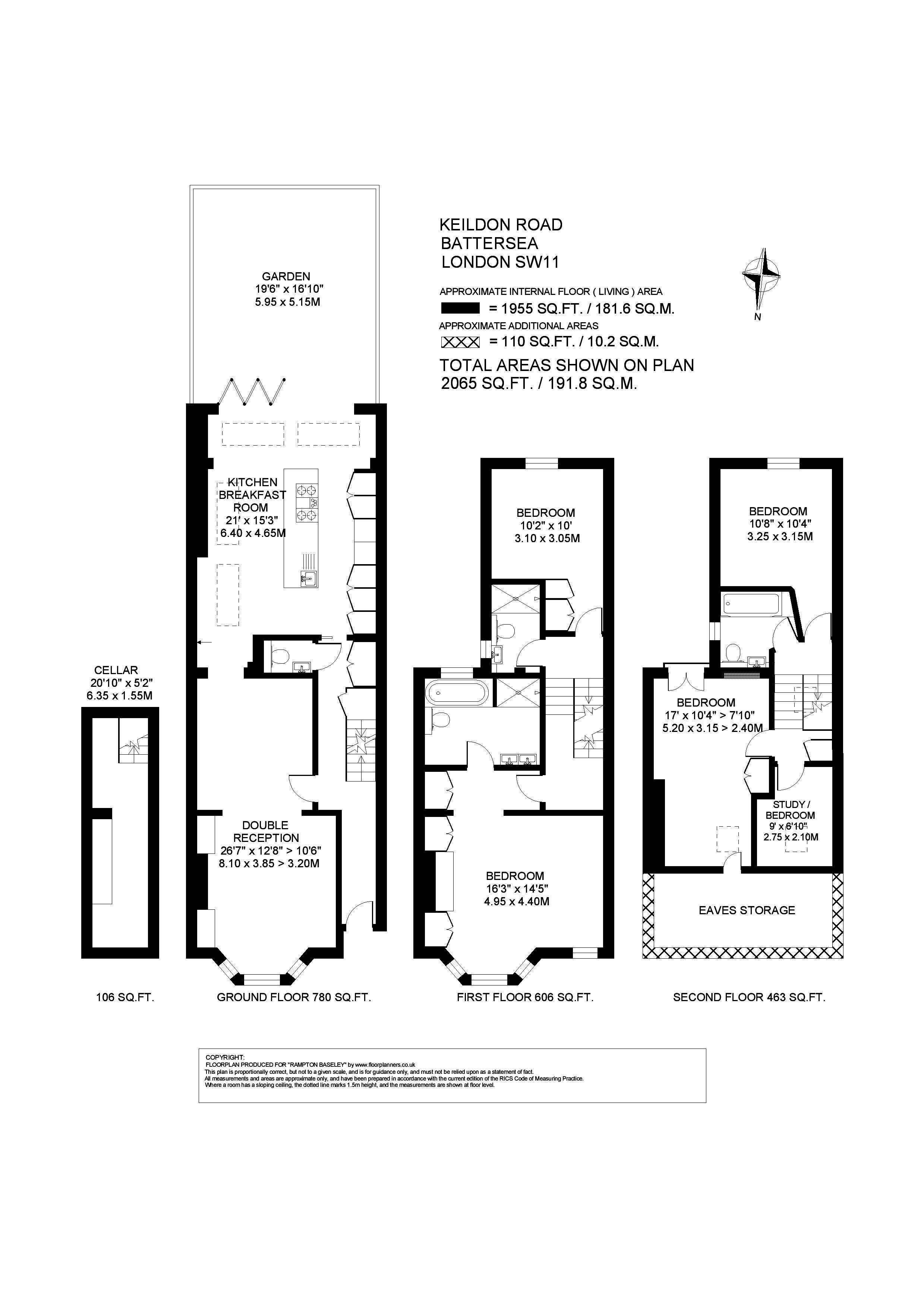 5 Bedrooms Terraced house for sale in Keildon Road, London SW11