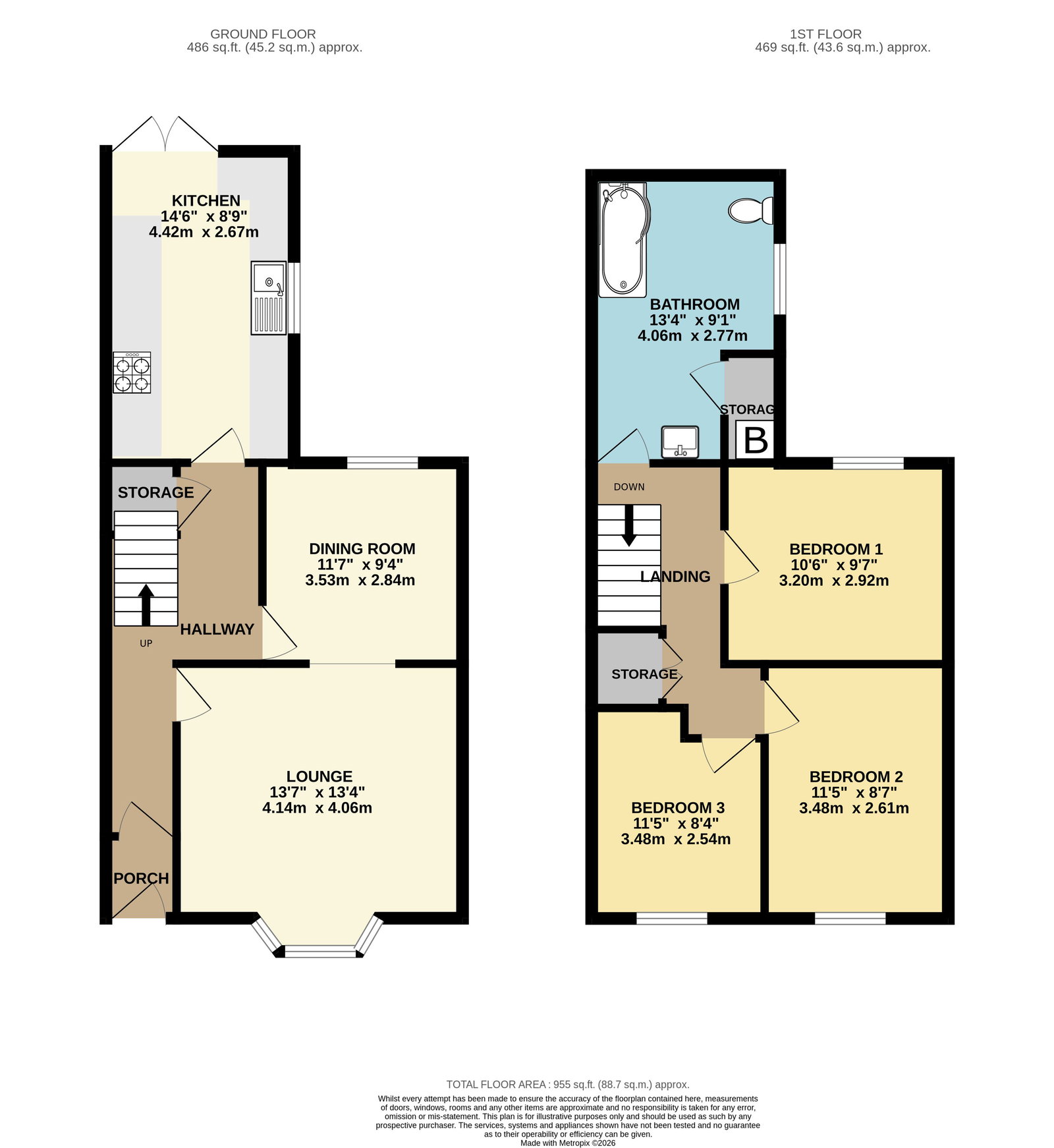 Clydach Road, Swansea floorplan