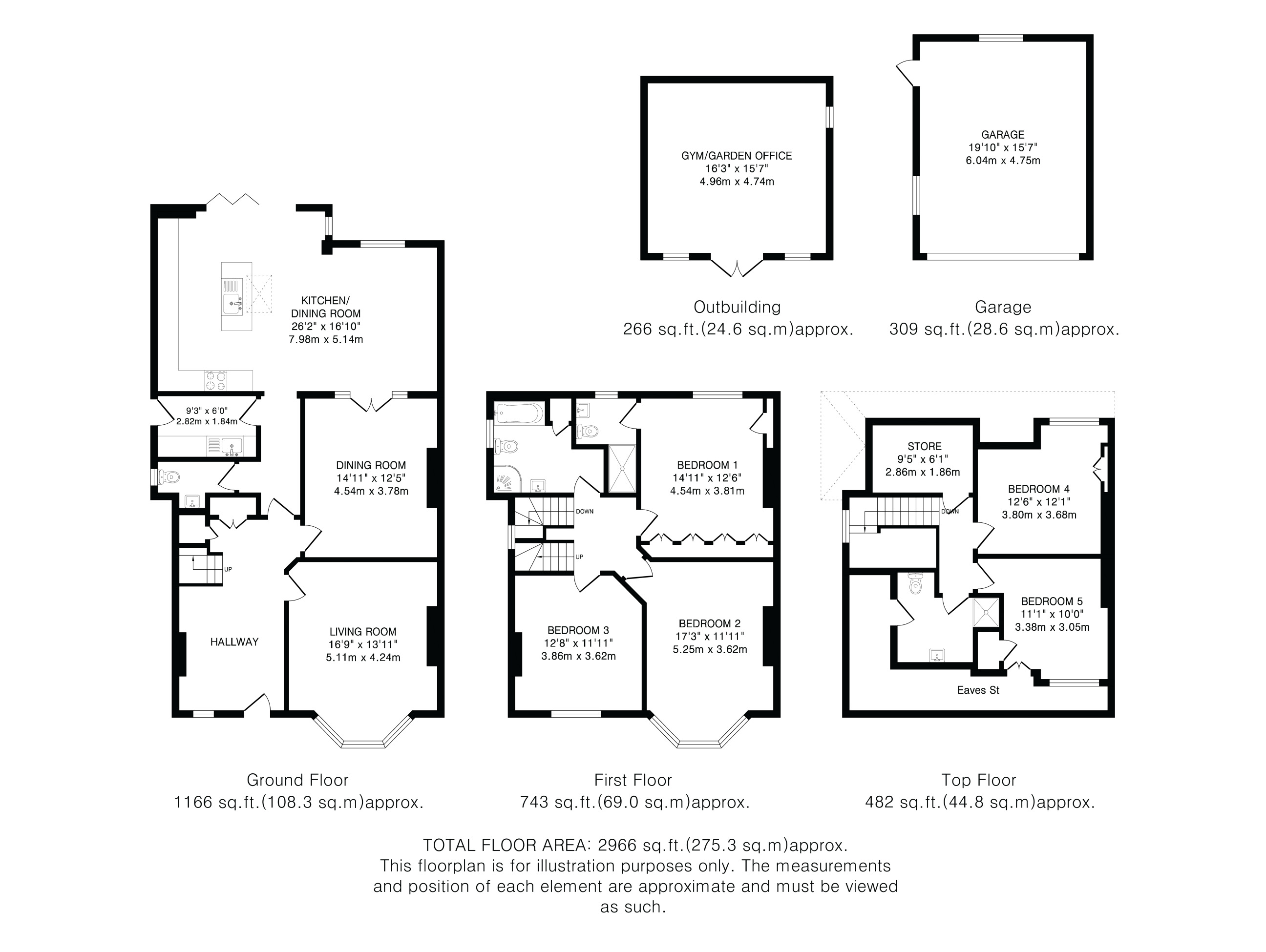 127, London Road, St. Albans floorplan