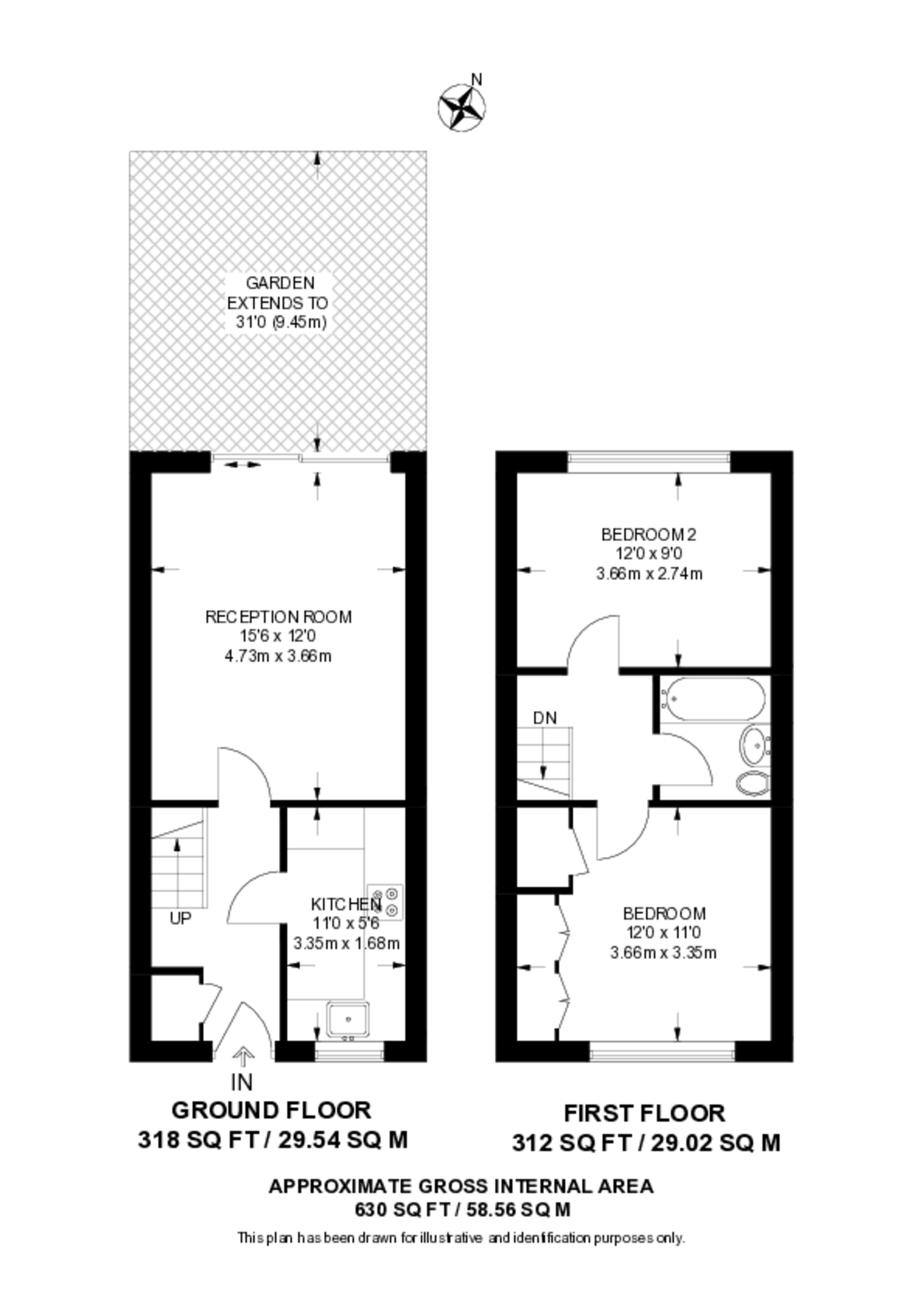 Campbell Close, Streatham floorplan
