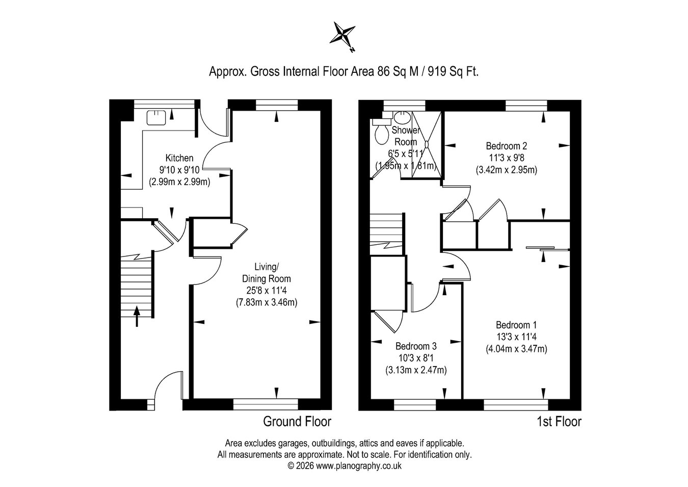 203, Cameron Crescent, Bonnyrigg floorplan