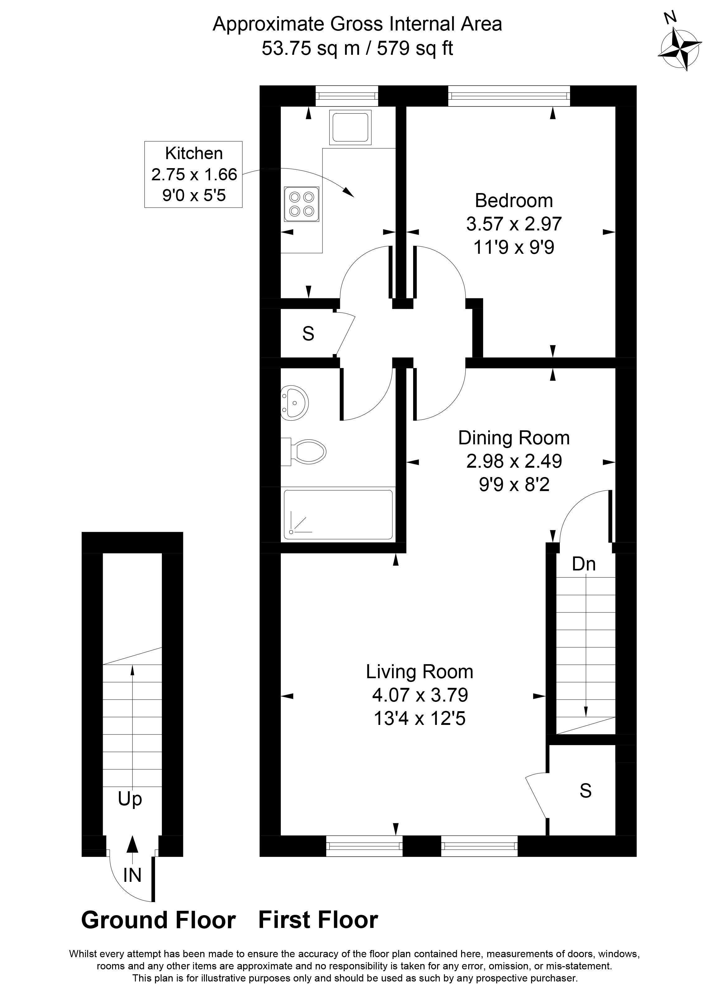 34 Berryscroft Court, Berryscroft Road, Staines-upon-Thames floorplan