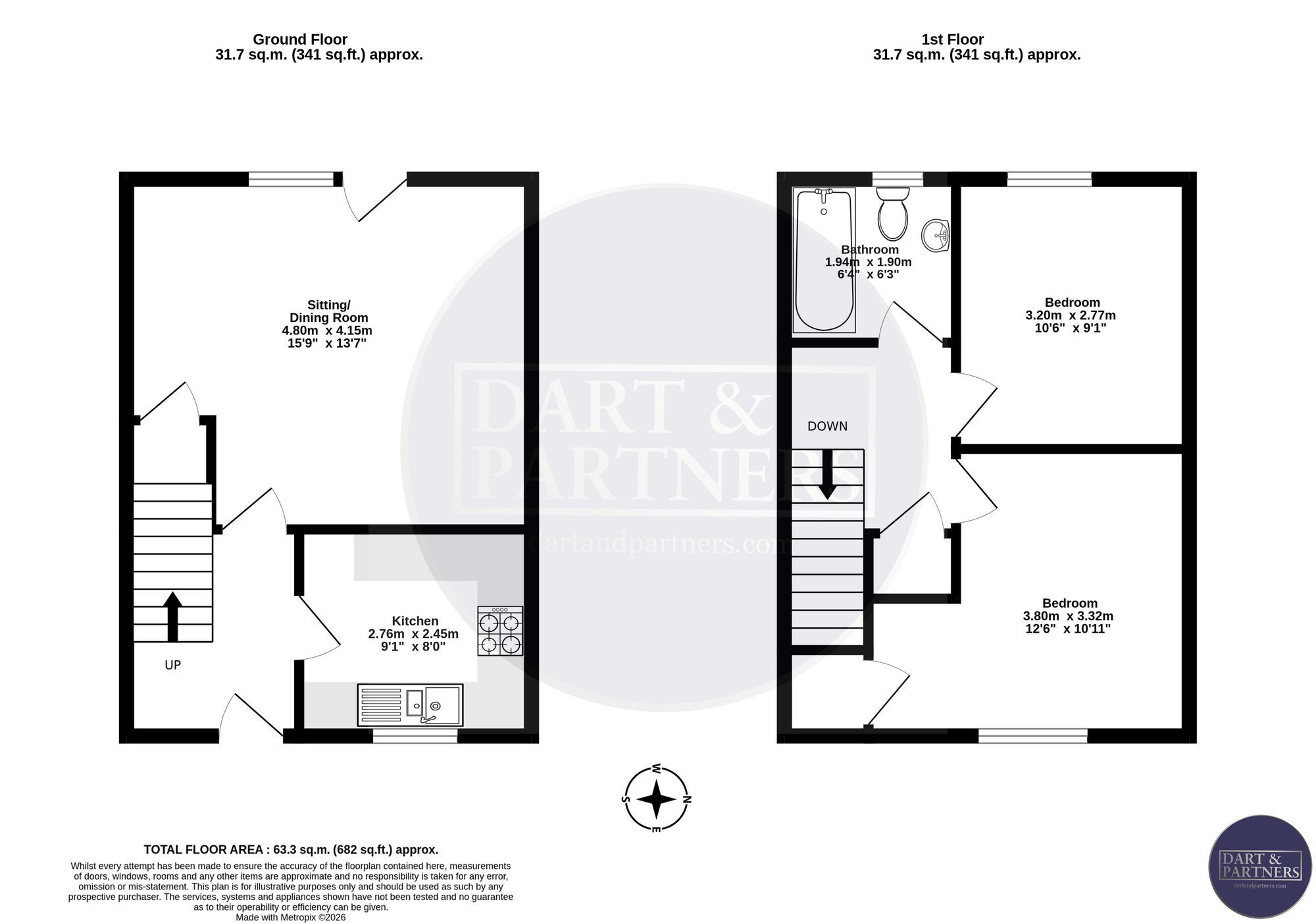 2 Bunting Close, Teignmouth floorplan