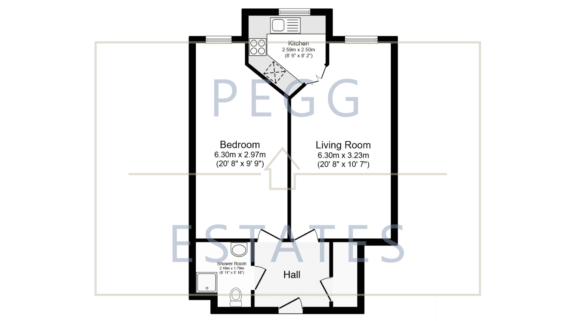 Flat 5, Charlwood Court, Torquay floorplan