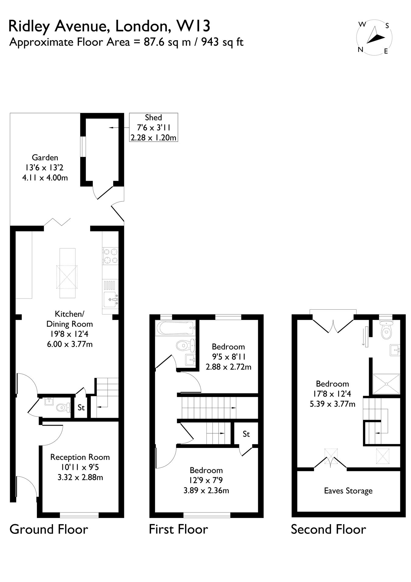 39, Ridley Avenue, Ealing floorplan