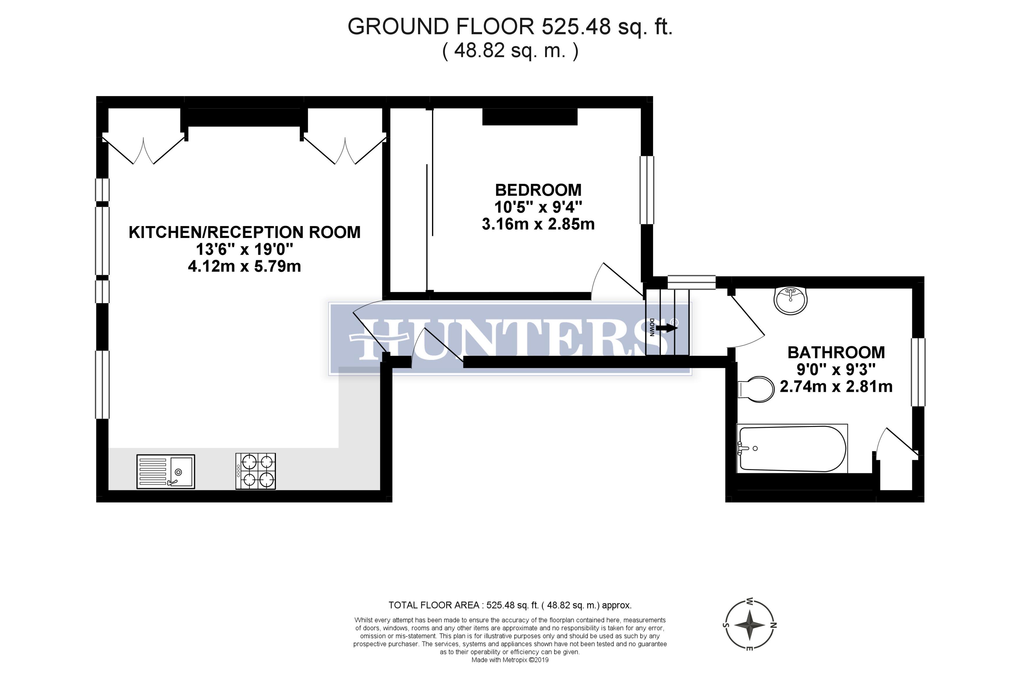 1 Bedrooms Flat to rent in Loveridge Road, London NW6