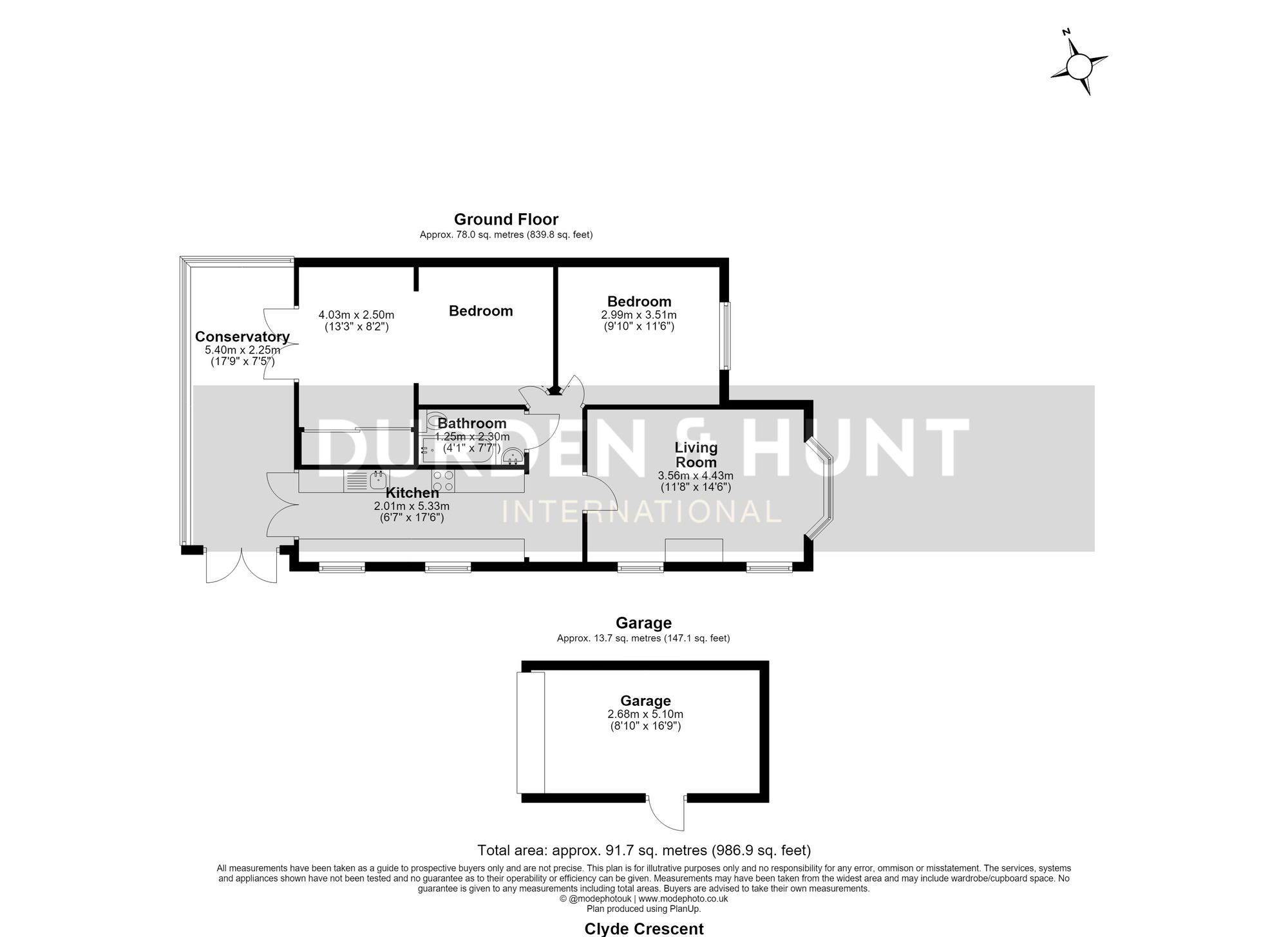 8 Clyde Crescent, Rayleigh floorplan