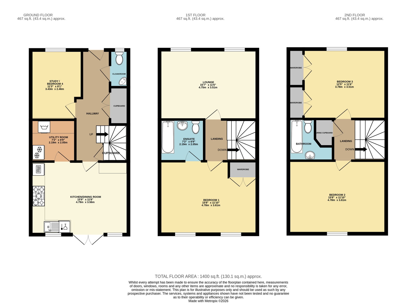 109, Kings Drive, Bristol floorplan