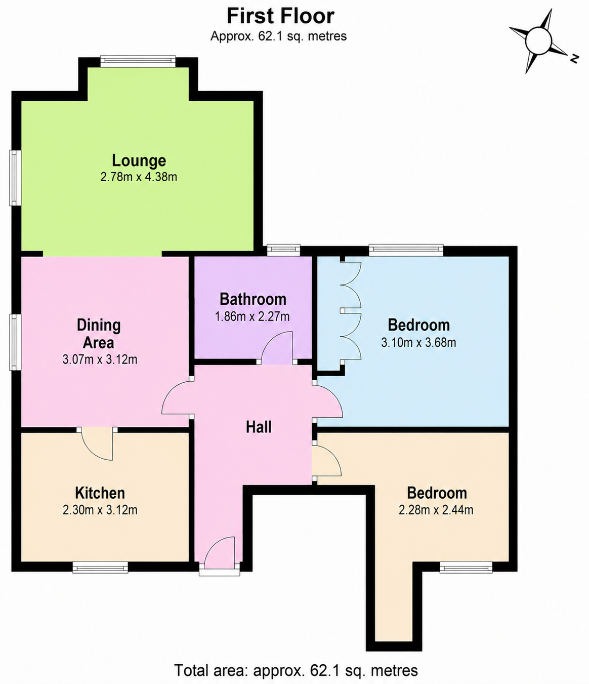 Denemoor Court, 66, Elmdene Road, Warwickshire floorplan