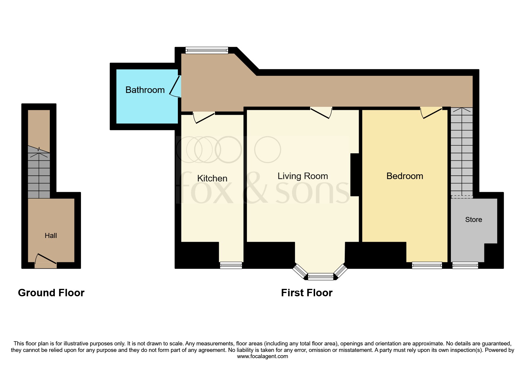 5, Belle Vue, West Street, Axminster floorplan