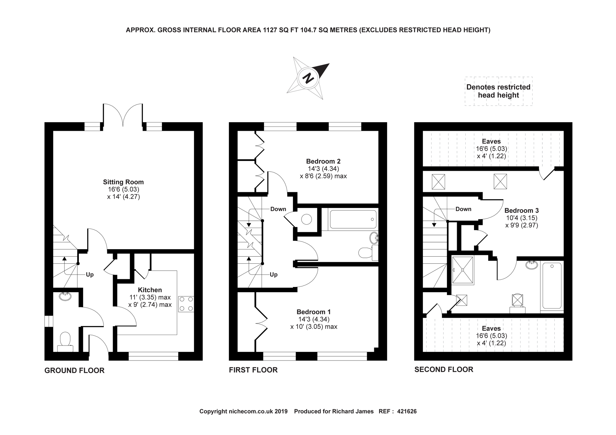 3 Bedrooms Detached house for sale in Meadow View, Chippenham Road, Lyneham, Wiltshire SN15