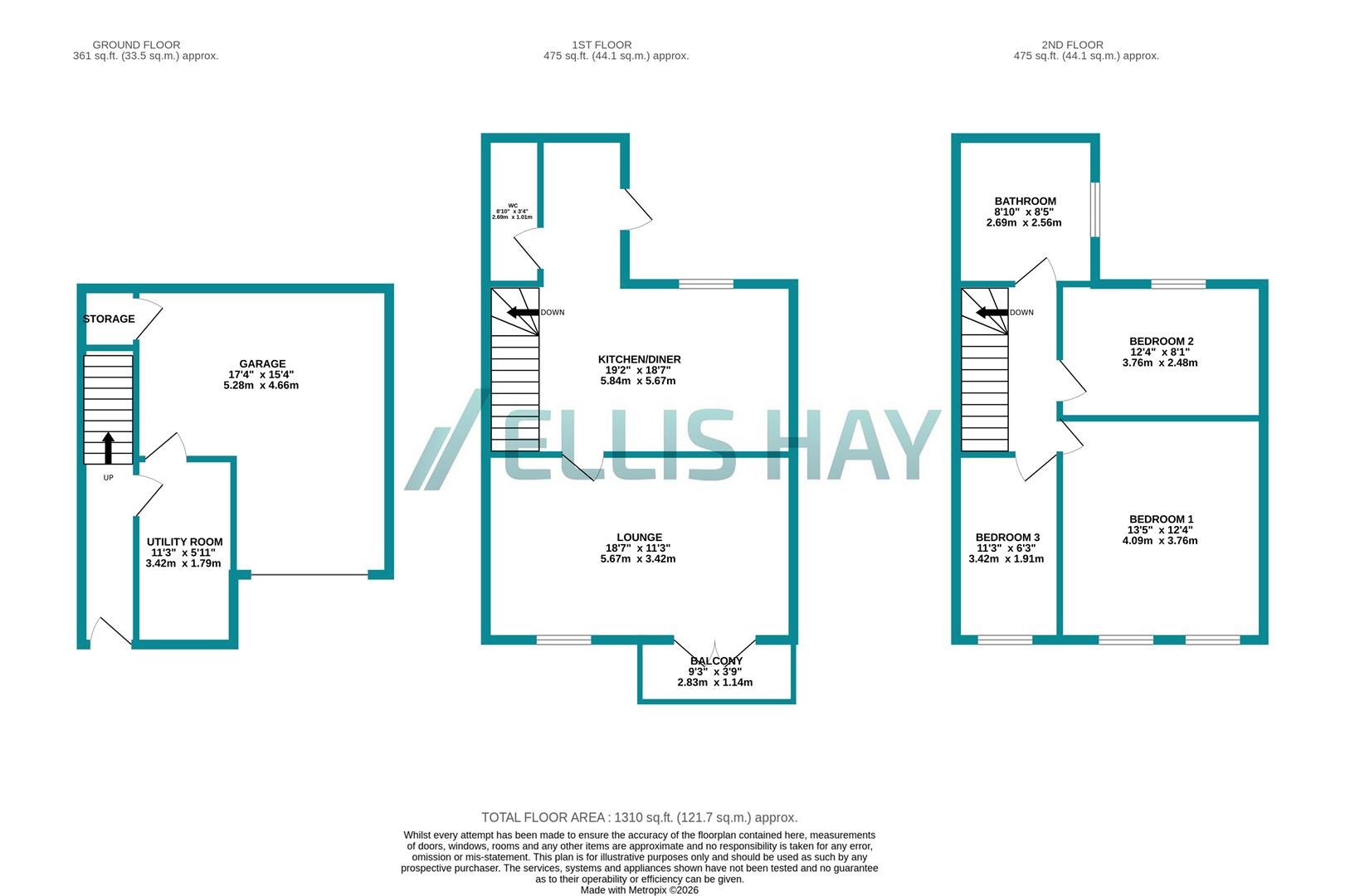 6, Graham Close, Scarborough floorplan