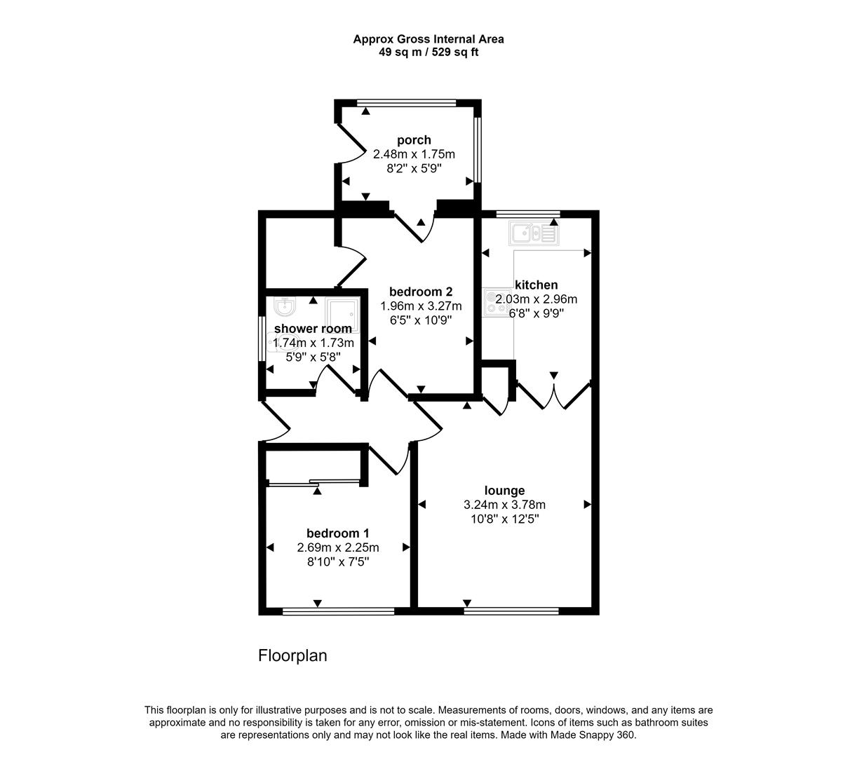 Allison Drive, Carnwath, Lanark ML11, 2 bedroom detached bungalow for