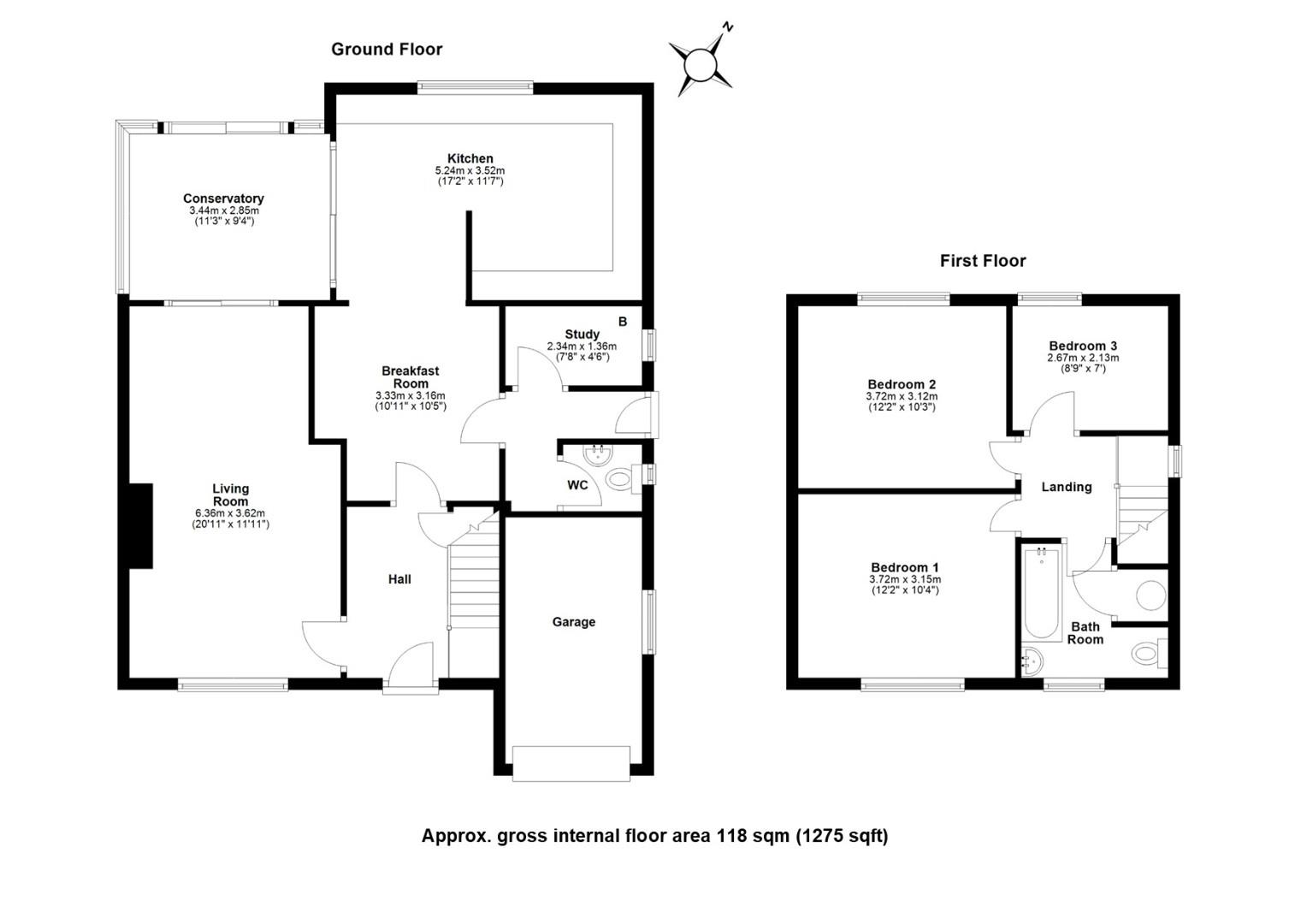 44, Stonehill Road, Great Shelford, Cambridge floorplan