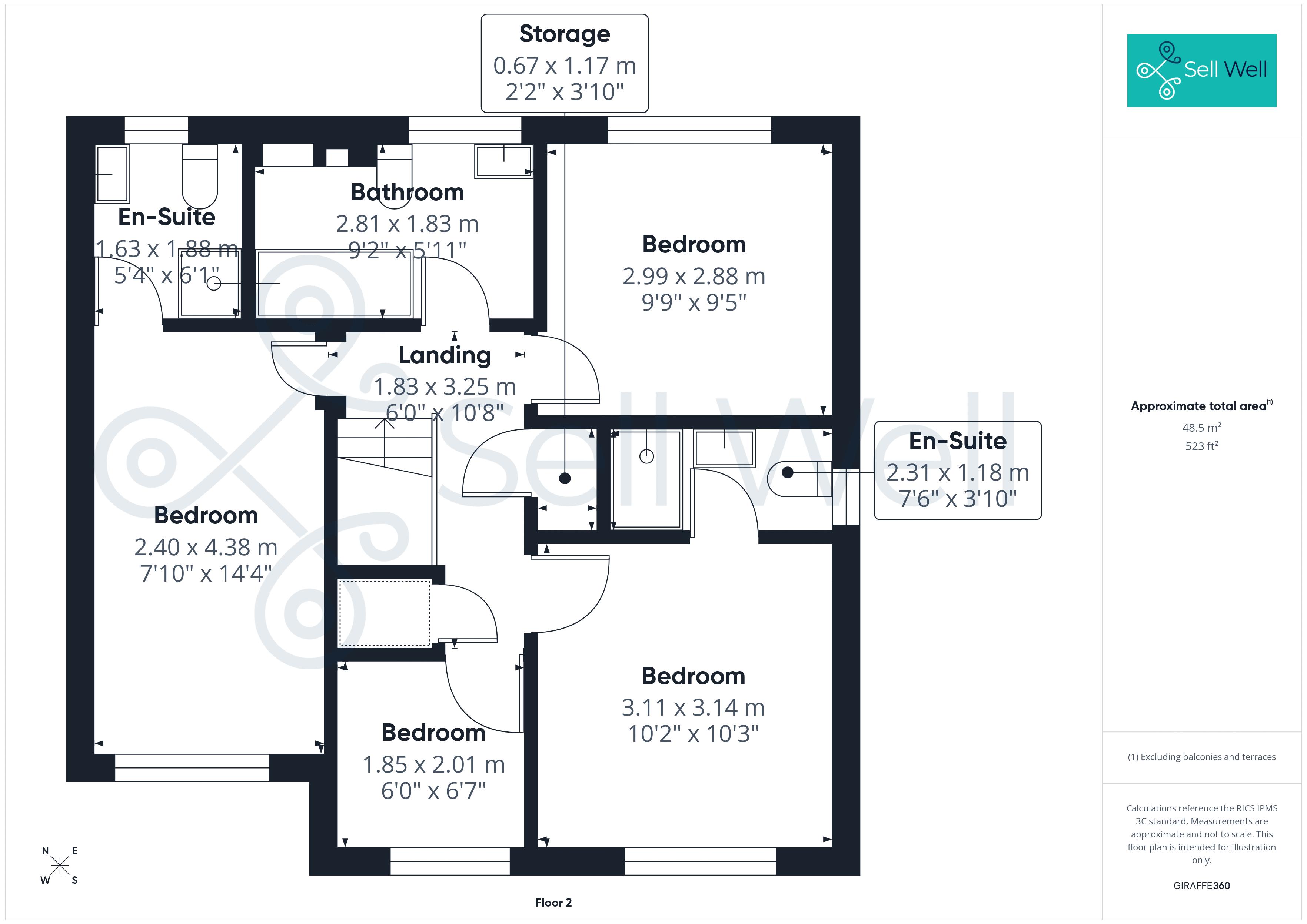 1, Mere Bank Close, Manchester floorplan