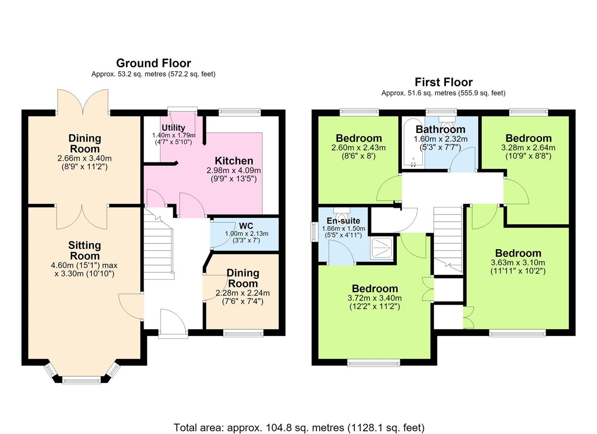 15 Chatsworth Fold, Wigan floorplan