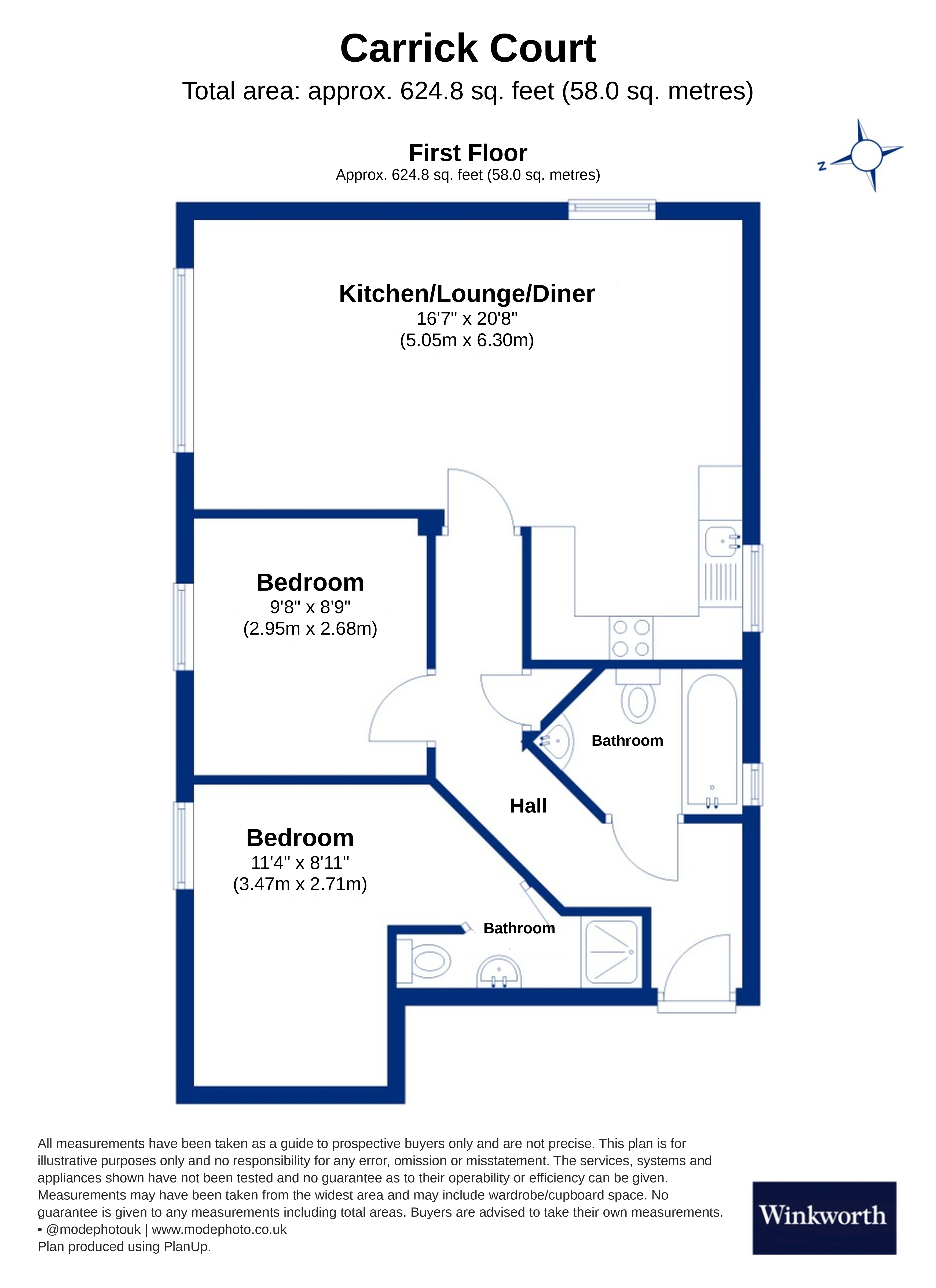 Longley Road, London floorplan