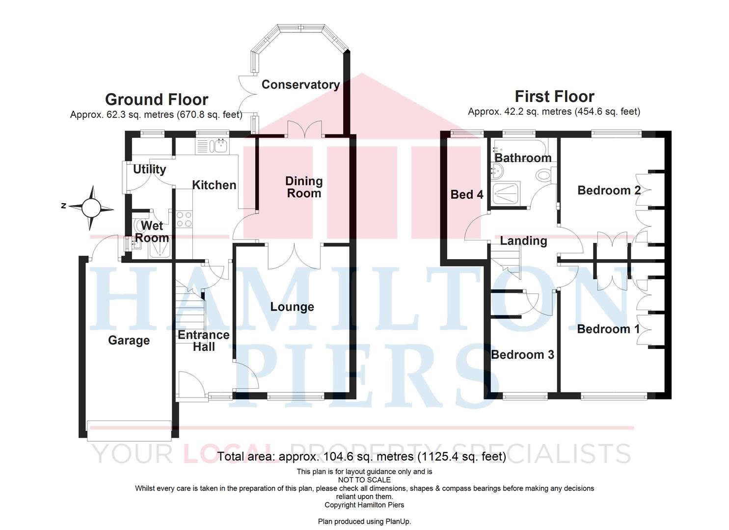 19, Longshots Close, Chelmsford floorplan
