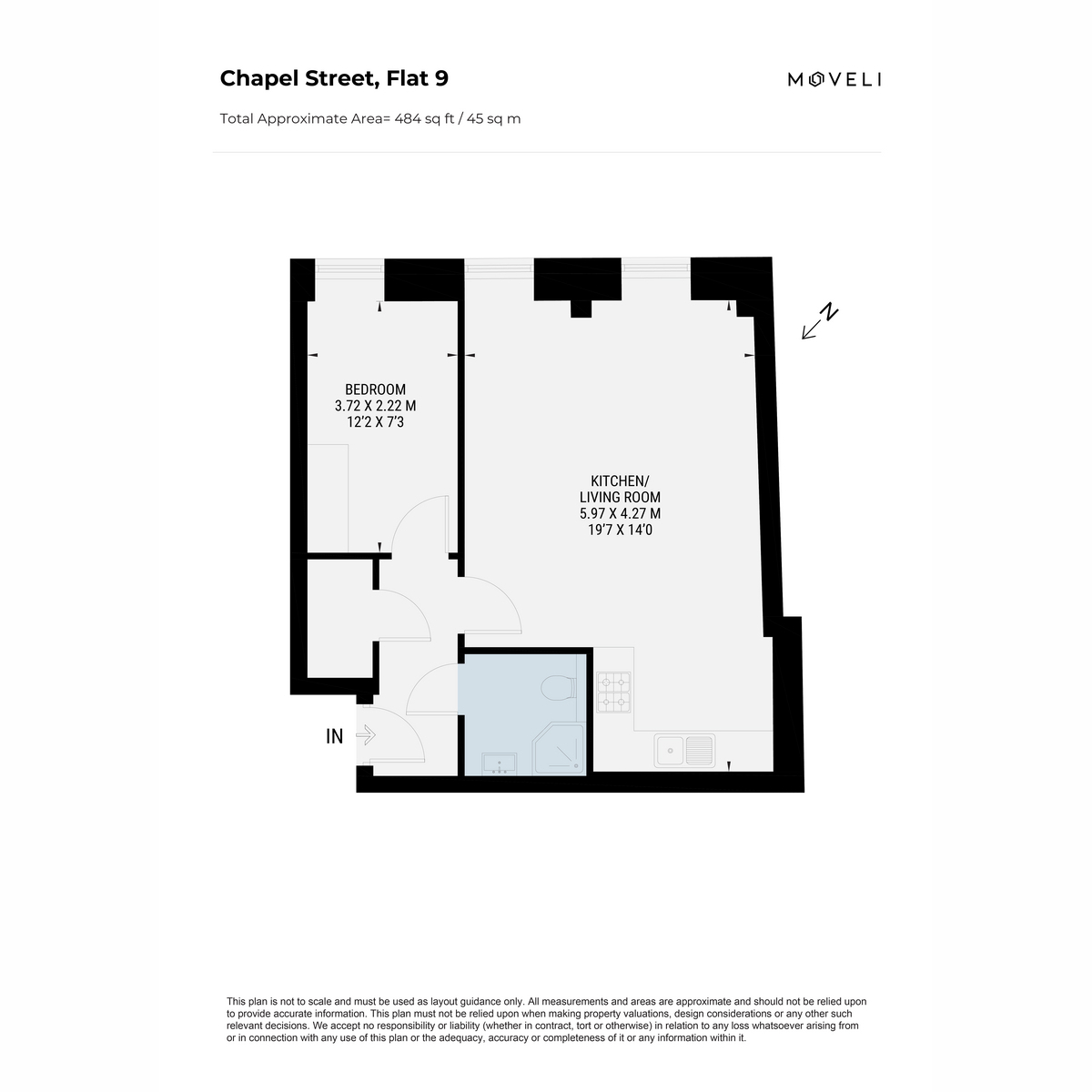 Flat Flat 9, 66-68, Chapel Street, Marlow floorplan