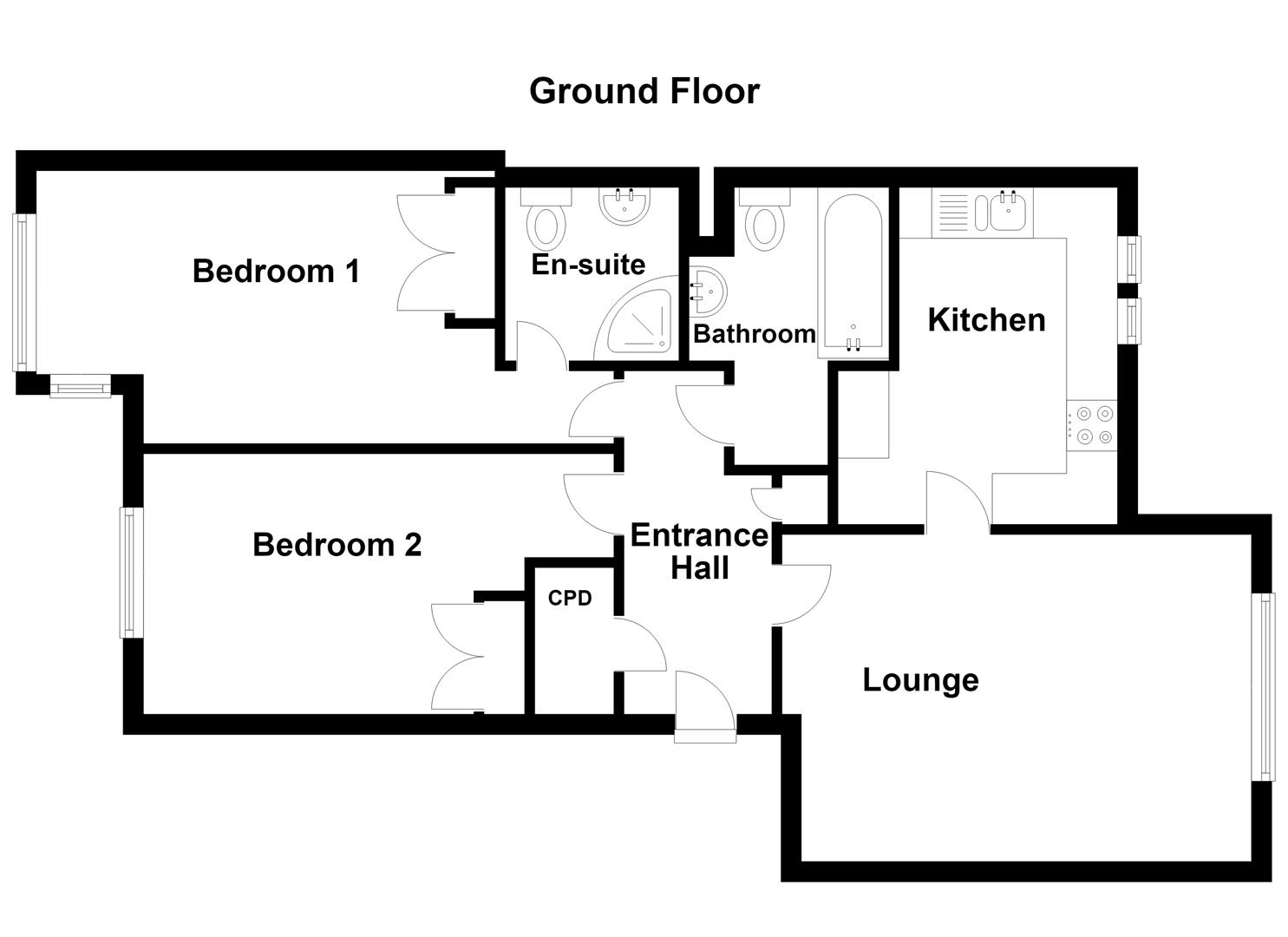 63, Princes Gate, Horbury floorplan