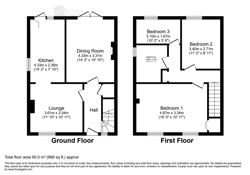 Kimble Close, Coventry floorplan