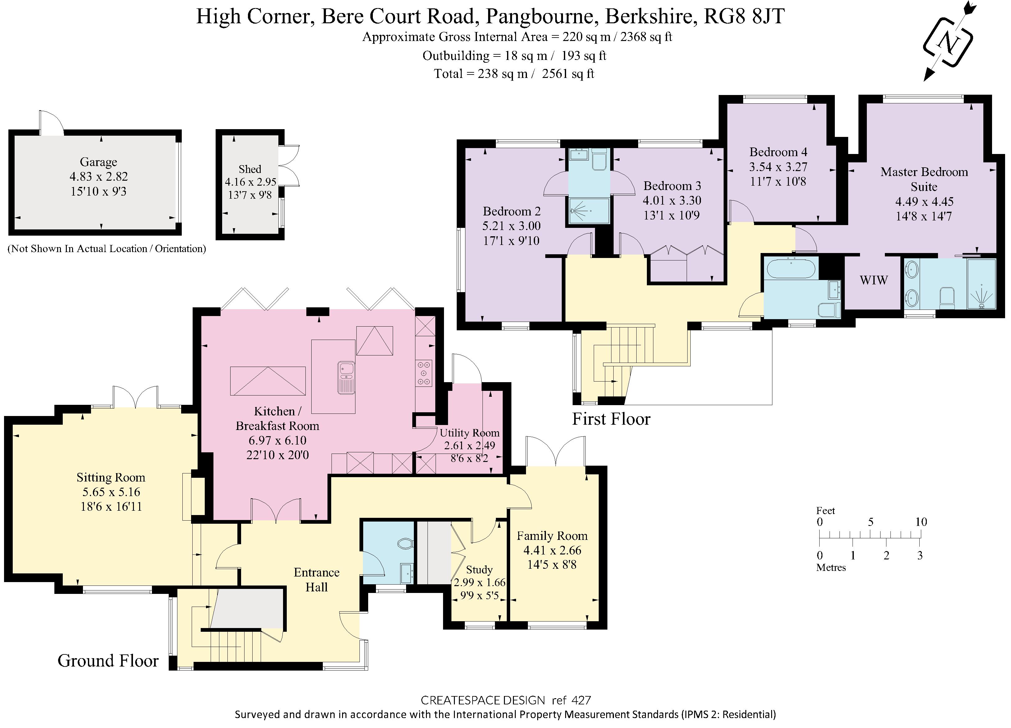 High Corner, Bere Court Road, Pangbourne on Thames floorplan