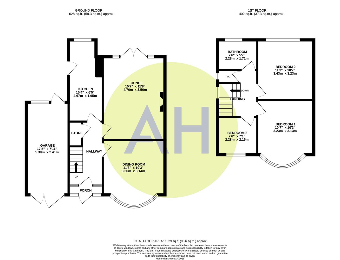 15, Aylesbury Avenue, Manchester floorplan