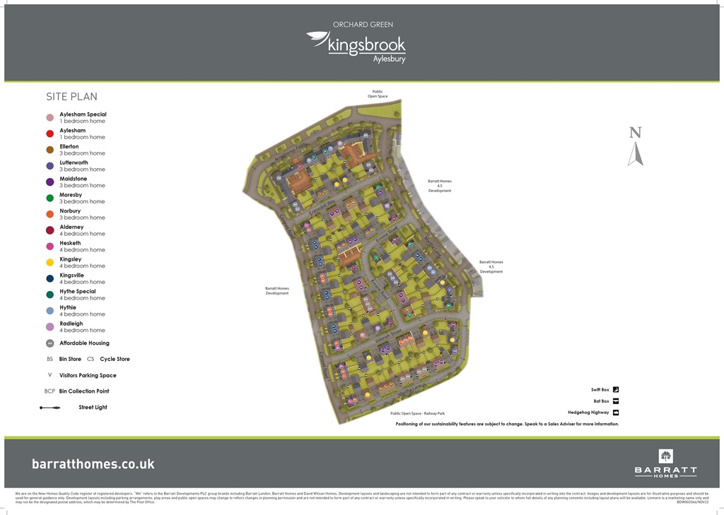 "Norbury" at Armstrongs Fields, Broughton, Aylesbury HP22, 3 bedroom