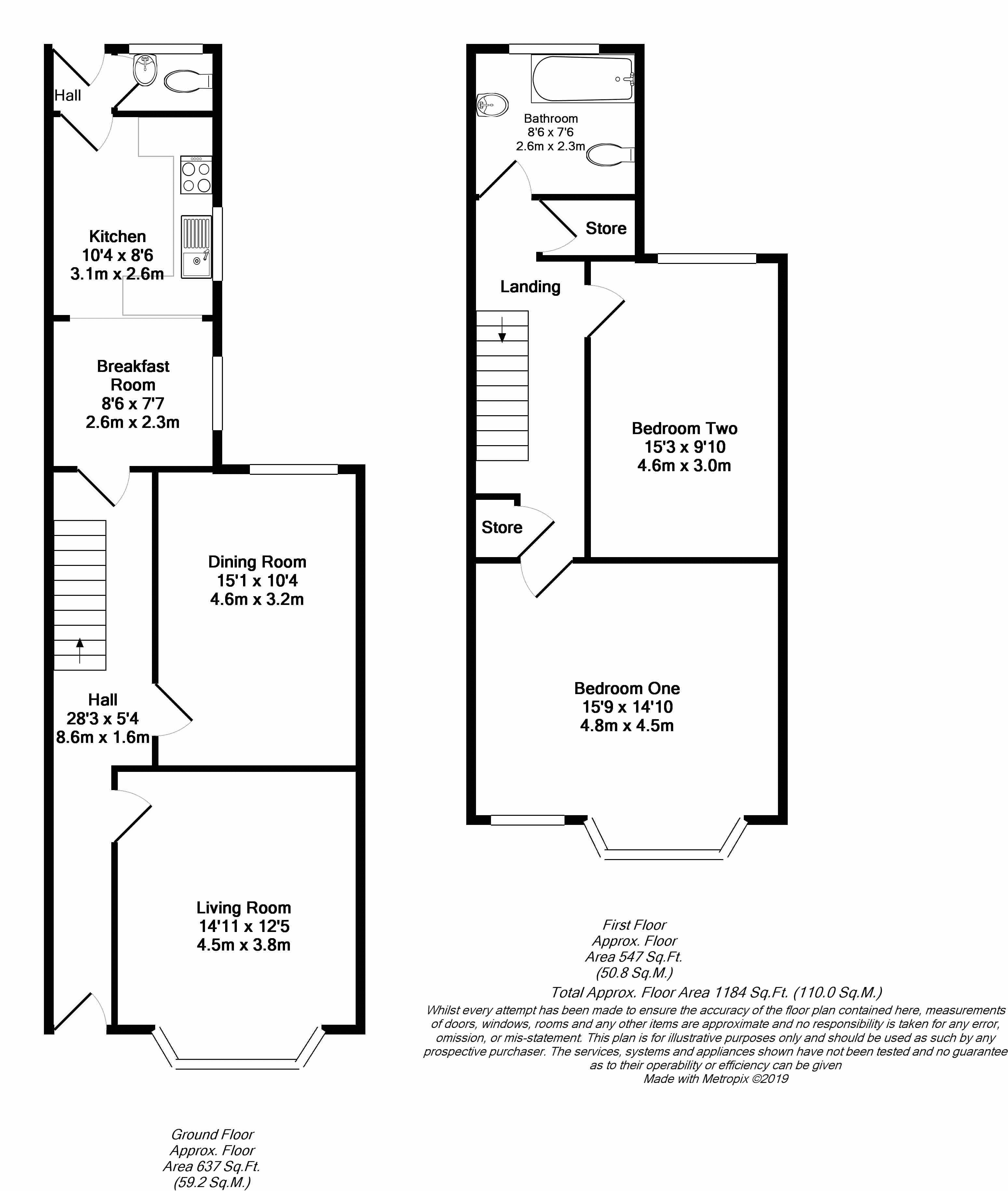 2 Bedrooms End terrace house for sale in Forest Road, Fishponds, Bristol BS16