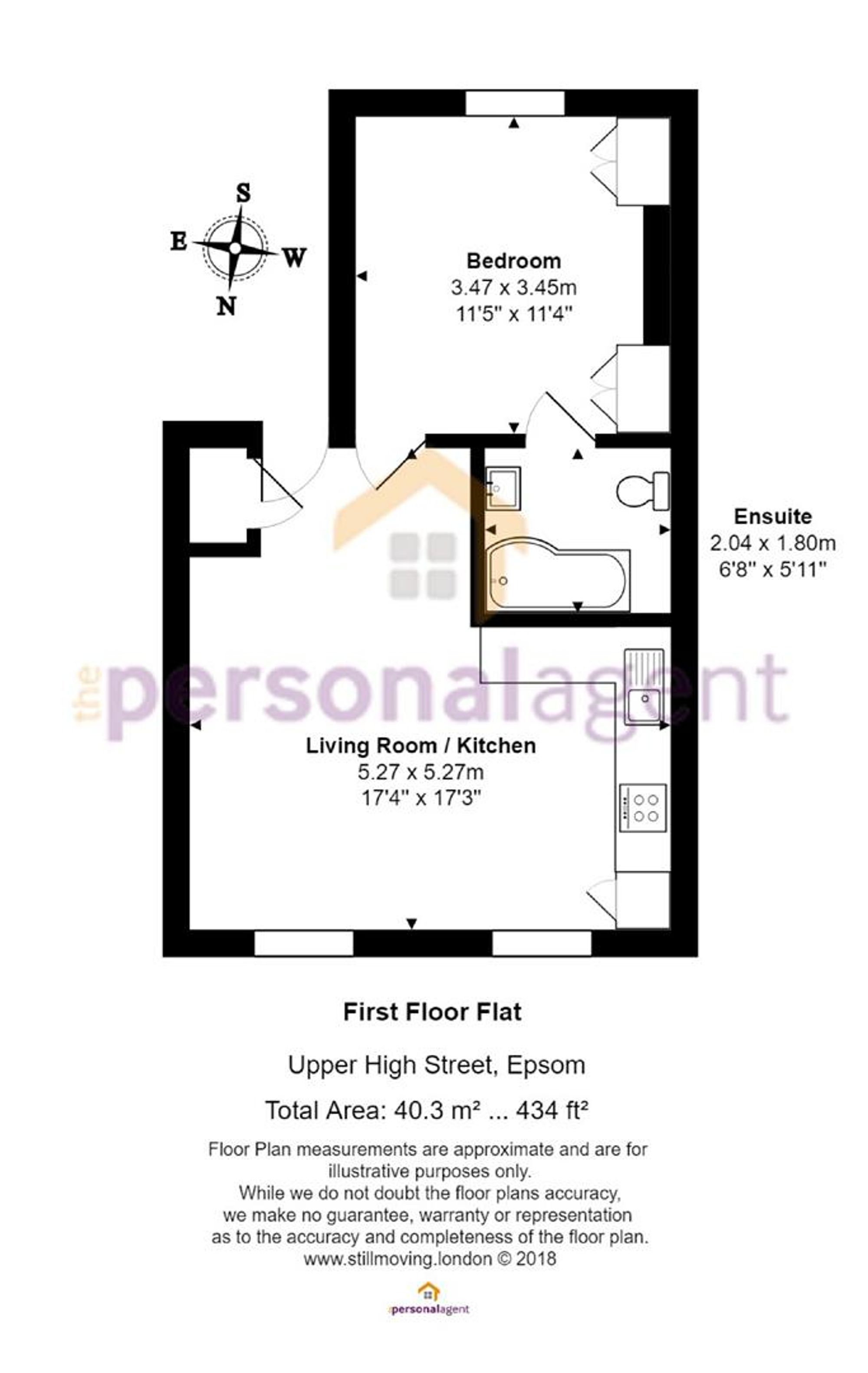 6a Upper High Street, Epsom floorplan