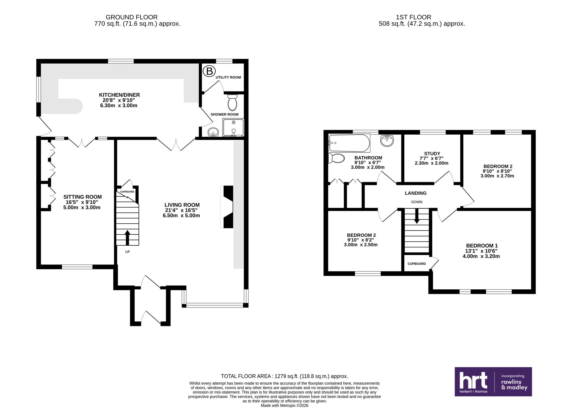 17 Robert Street, Neath floorplan