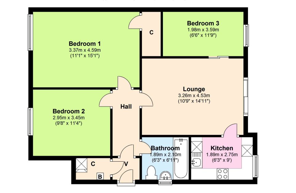 Colinton Mains Crescent, Colinton Mains, Edinburgh, EH13 9DD, Edinburgh floorplan