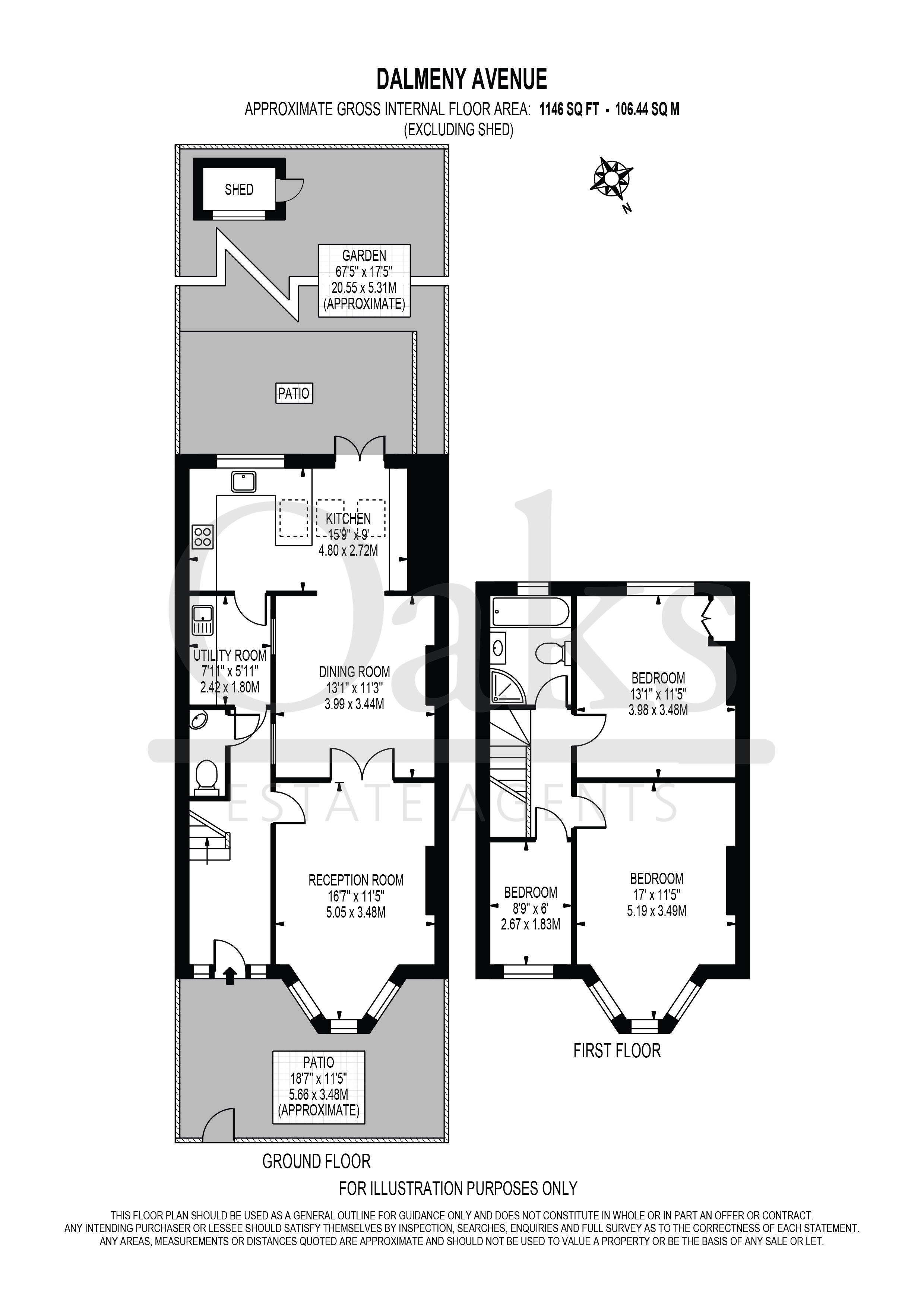 101, Dalmeny Avenue, London floorplan