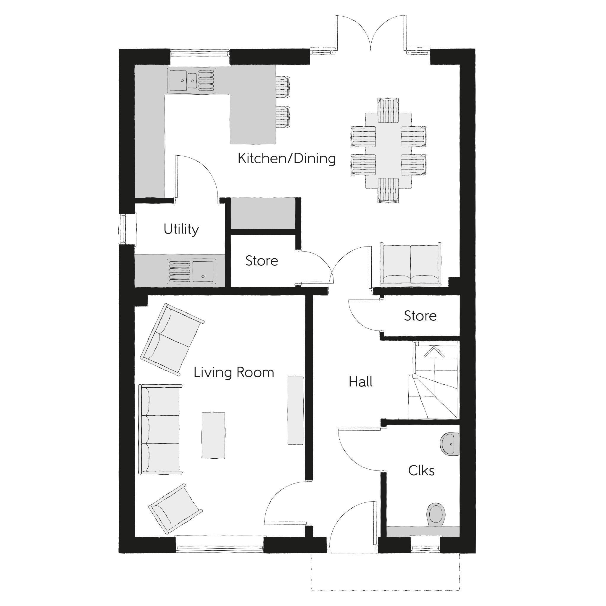 Stoke Albany Road, Desborough floorplan