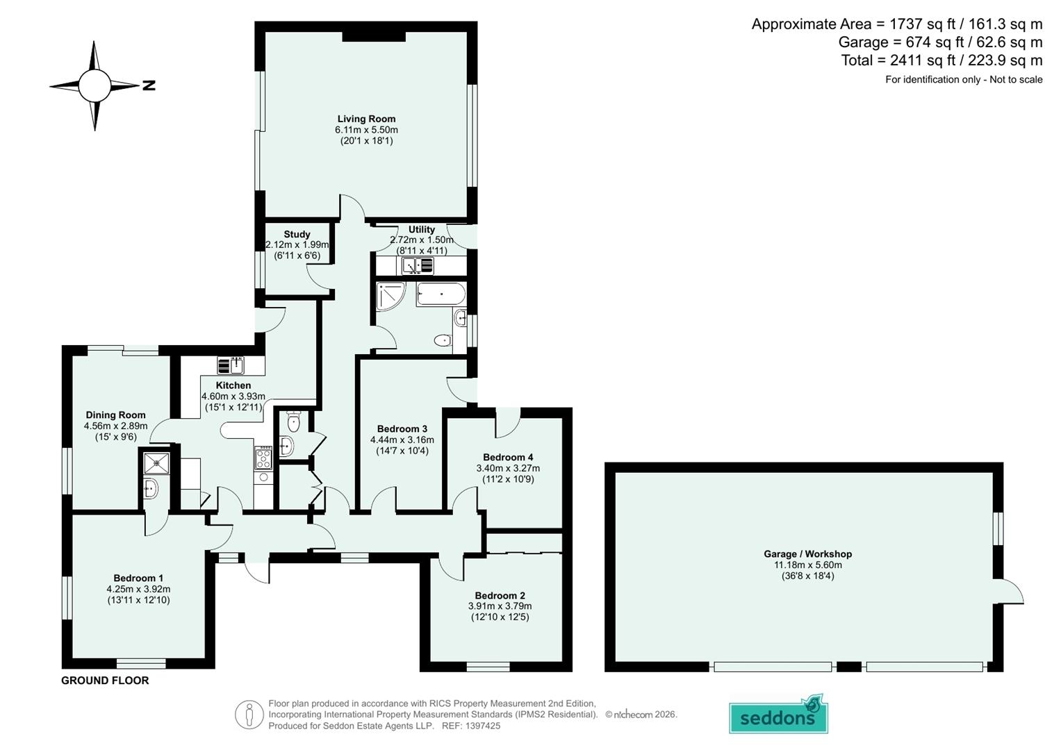 The Croft, Horn Road, Cullompton floorplan