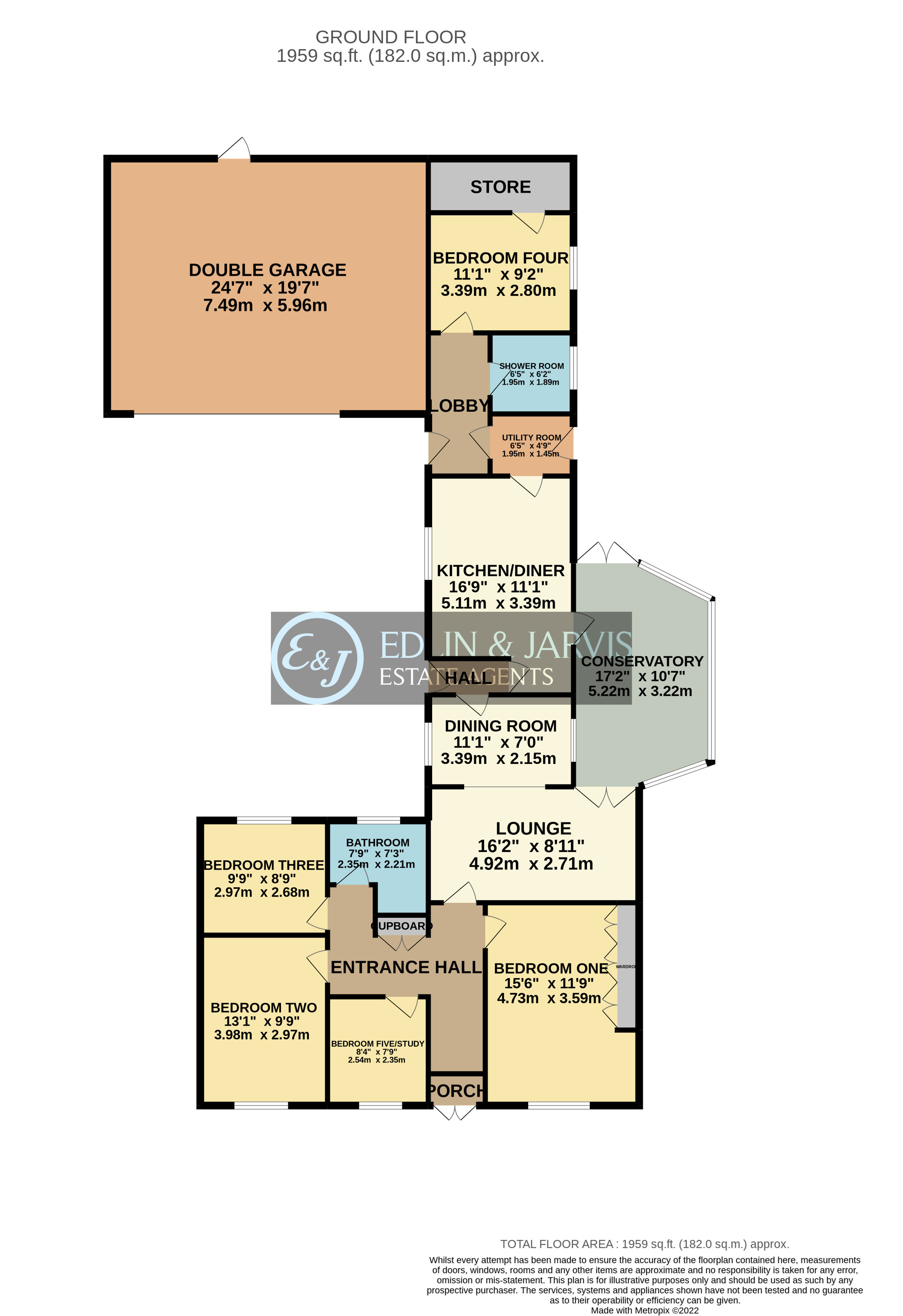 Waterloo Lane, Skellingthorpe, Lincoln LN6, 4 bedroom detached bungalow